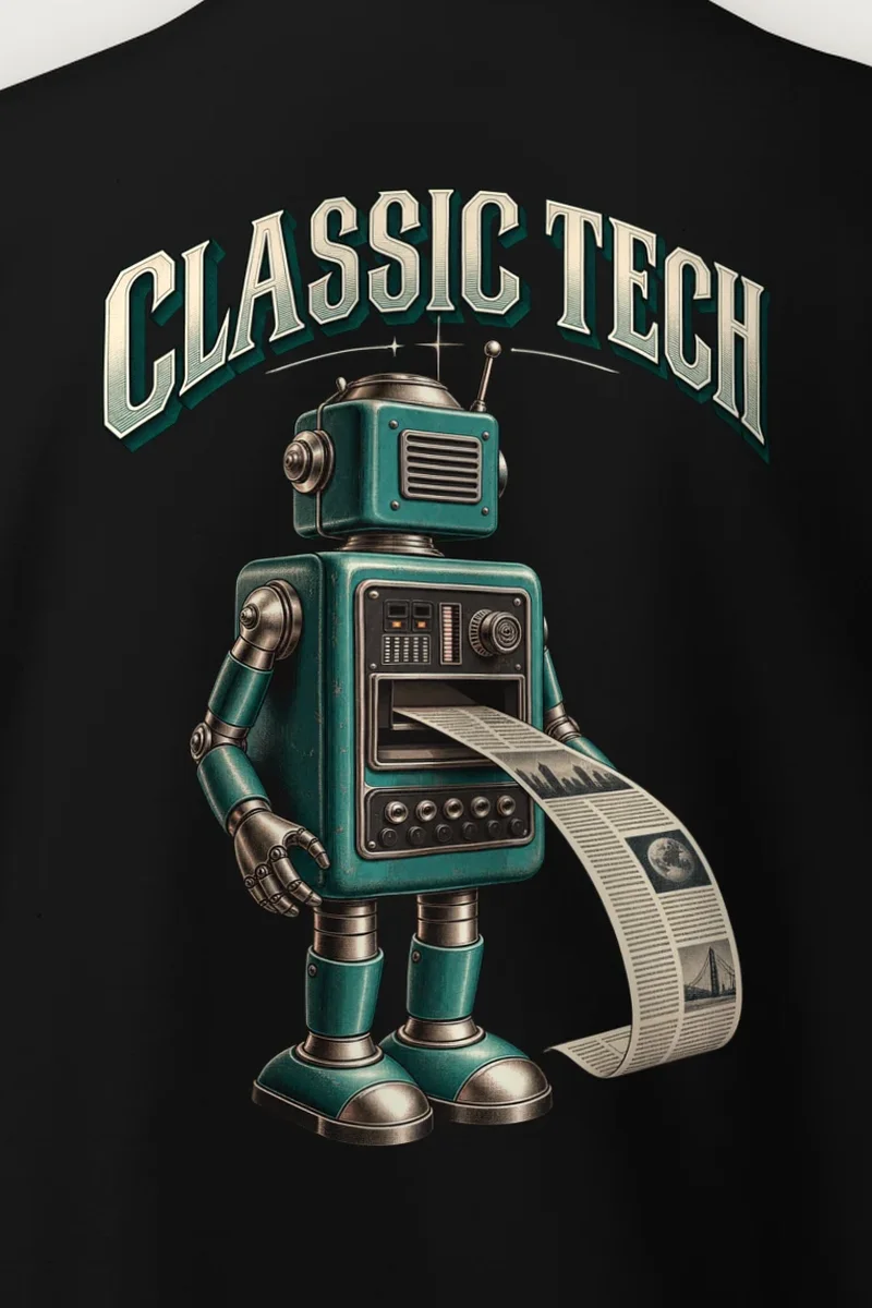 "Teal Press Bot" Heavy Blend Unisex Crewneck Sweatshirt