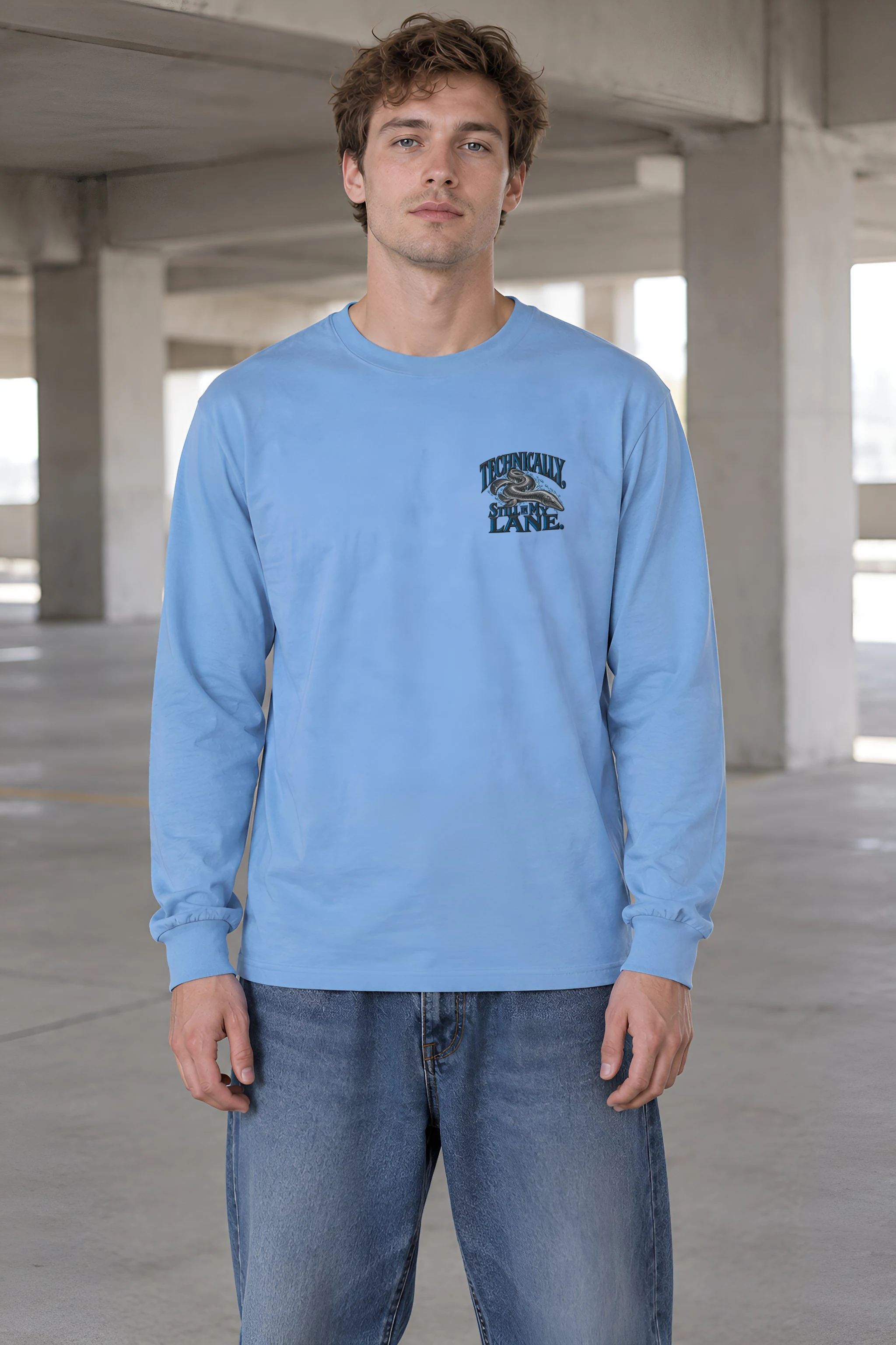 "Technically Still in My Lane" Unisex Longsleeve T-shirt