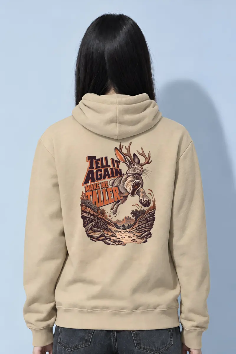 “Tell It Again Make Me Taller” Heavy Blend Unisex Pullover Hoodie