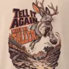 "Tell It Again Make Me Taller" Men's Oversized Heavyweight Crewneck T-Shirt