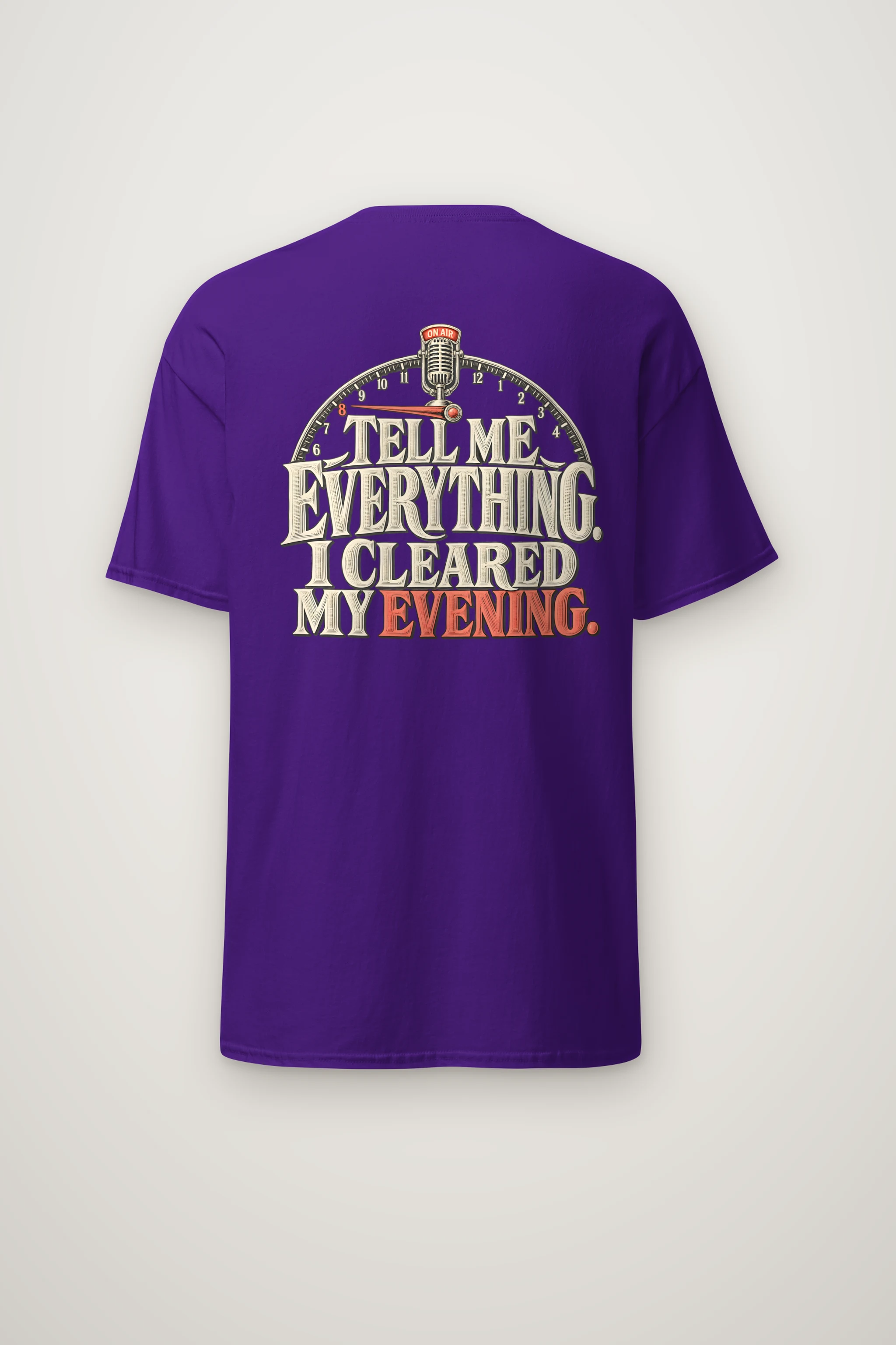 "Tell Me Everything" Heavyweight Unisex Crewneck T-shirt