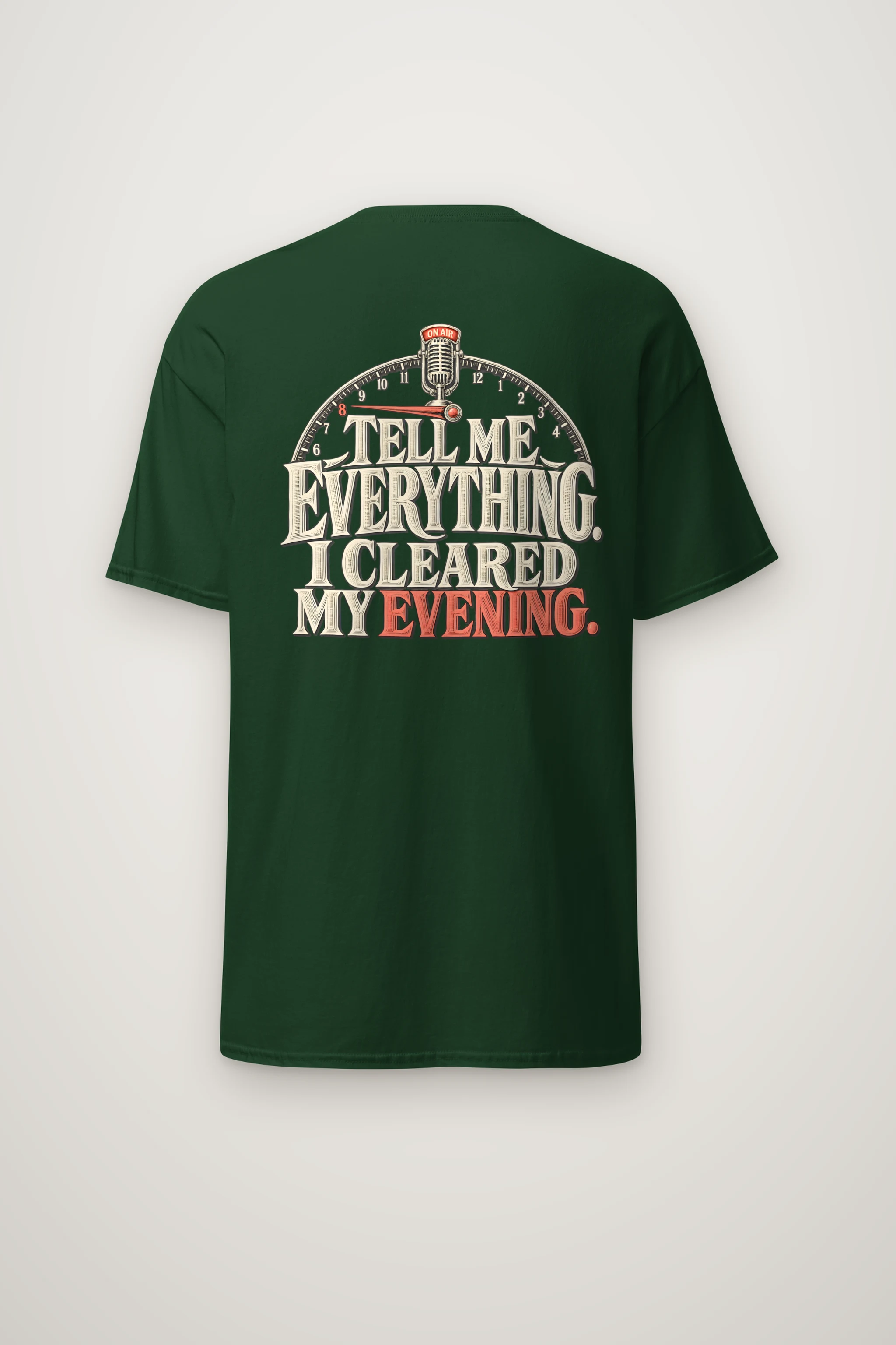 "Tell Me Everything" Heavyweight Unisex Crewneck T-shirt