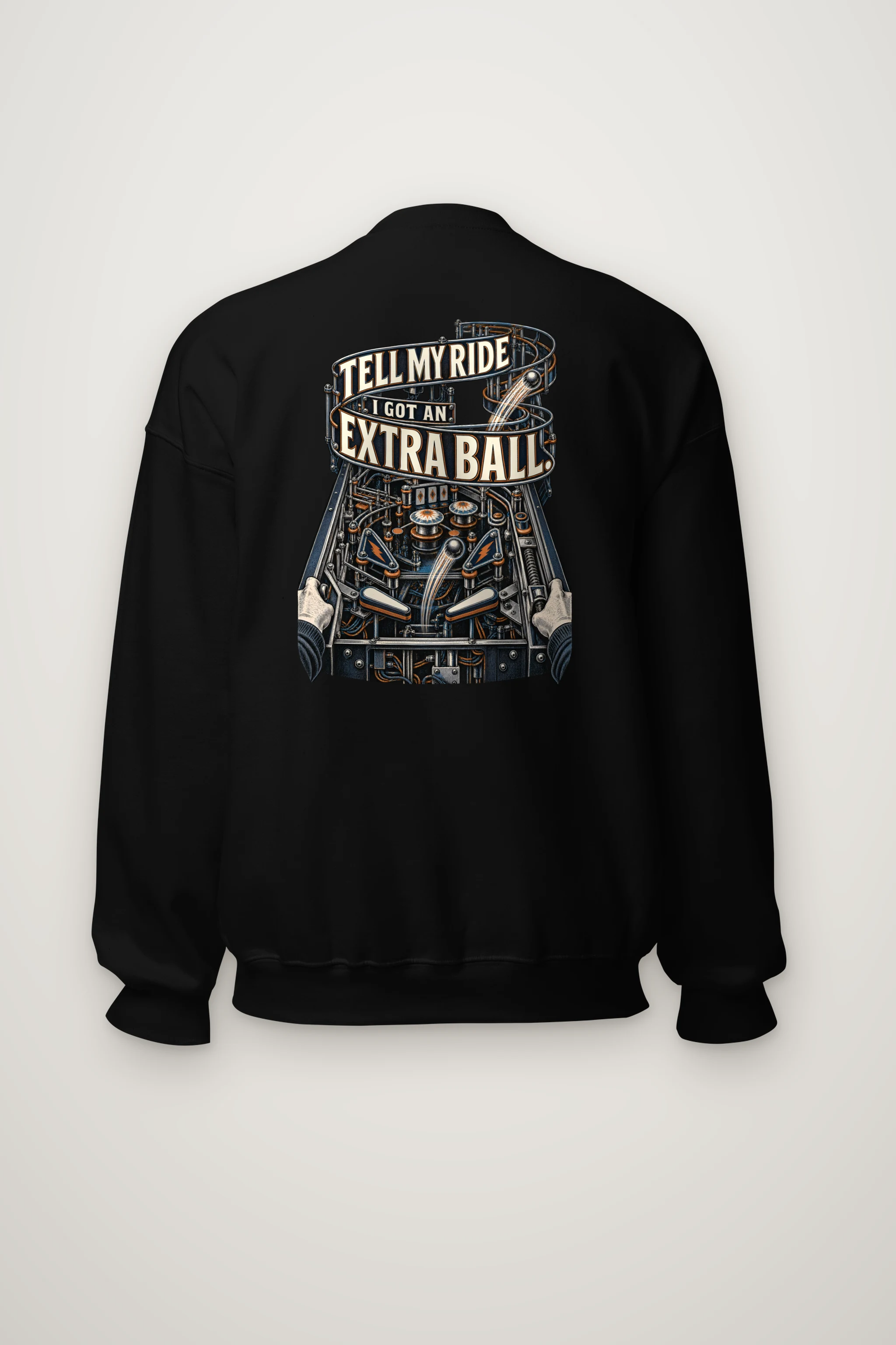 "Tell My Ride Extra Ball" Heavy Blend Unisex Crewneck Sweatshirt