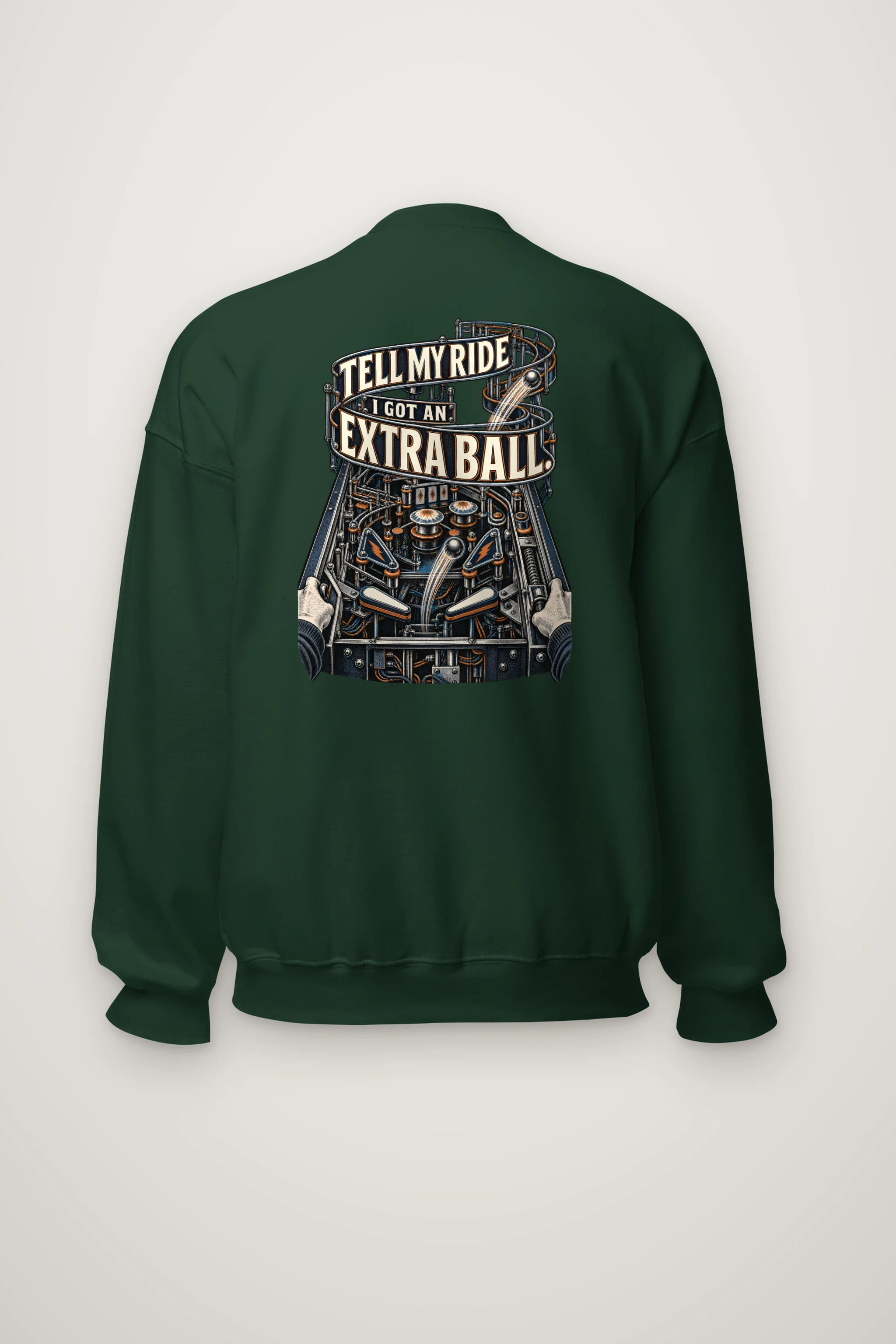 "Tell My Ride Extra Ball" Heavy Blend Unisex Crewneck Sweatshirt
