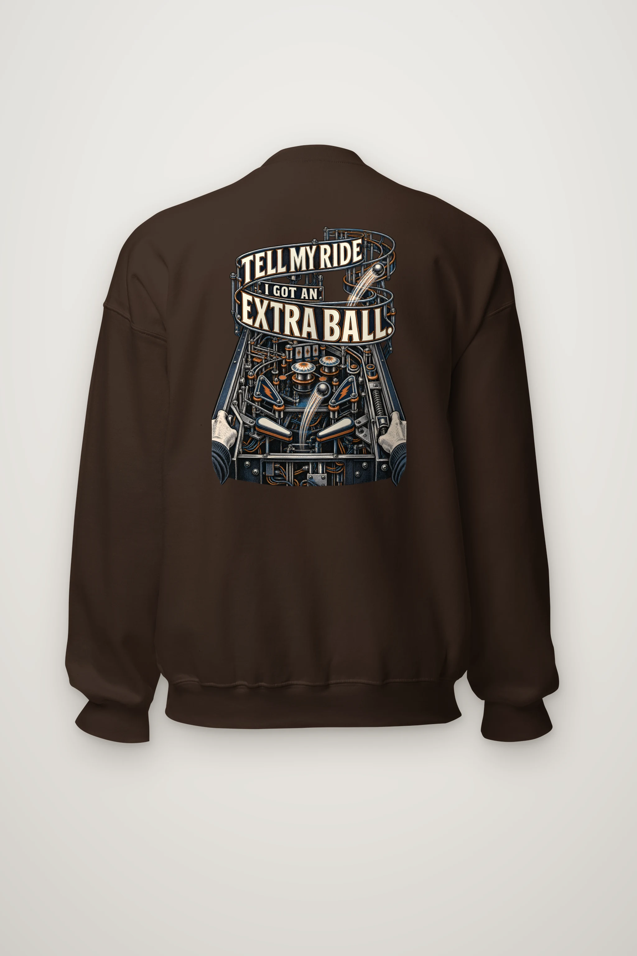 "Tell My Ride Extra Ball" Heavy Blend Unisex Crewneck Sweatshirt