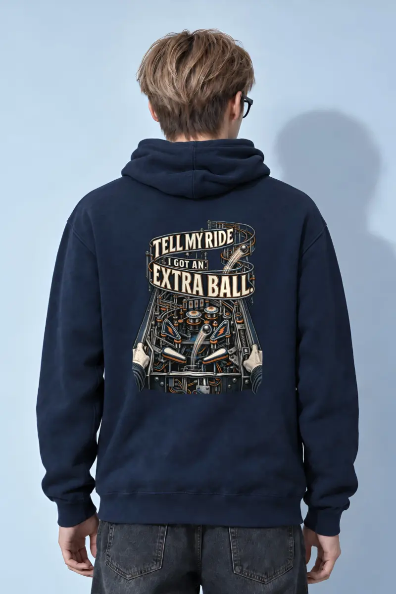 “Tell My Ride Extra Ball” Heavy Blend Unisex Pullover Hoodie