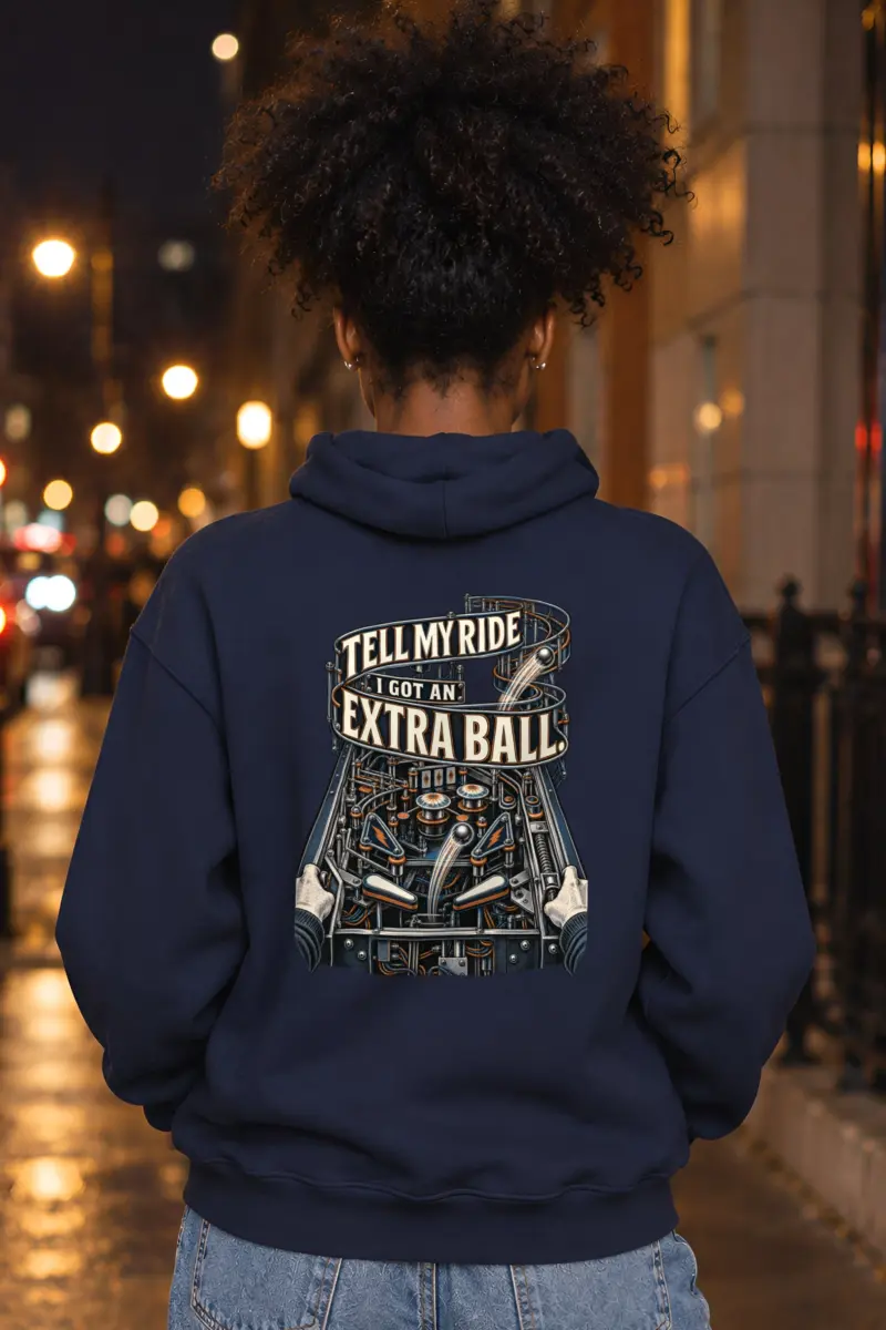 "Tell My Ride Extra Ball" Heavy Blend Unisex Pullover Hoodie