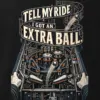 "Tell My Ride Extra Ball" Men's Oversized Heavyweight Crewneck T-Shirt