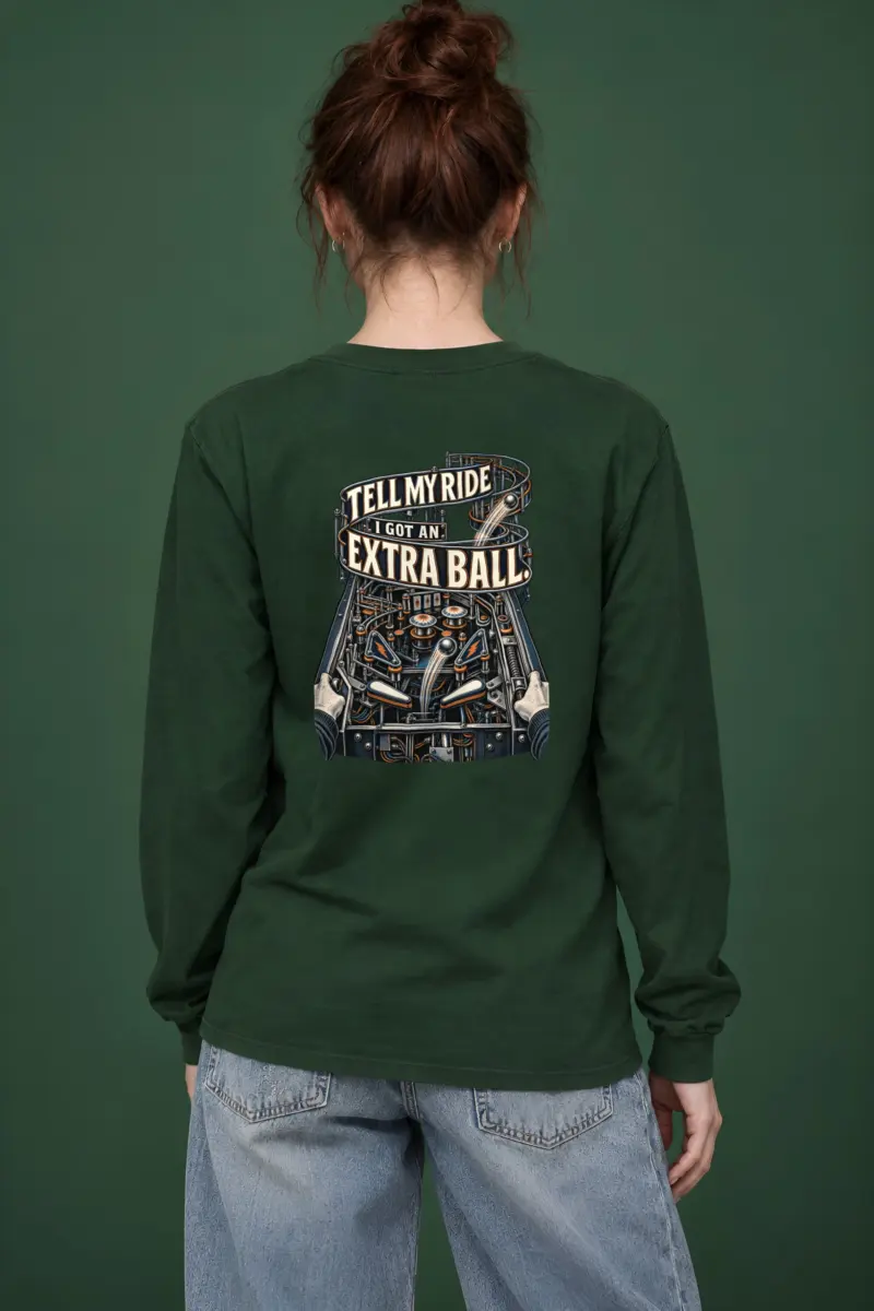 "Tell My Ride Extra Ball" Unisex Longsleeve T-shirt