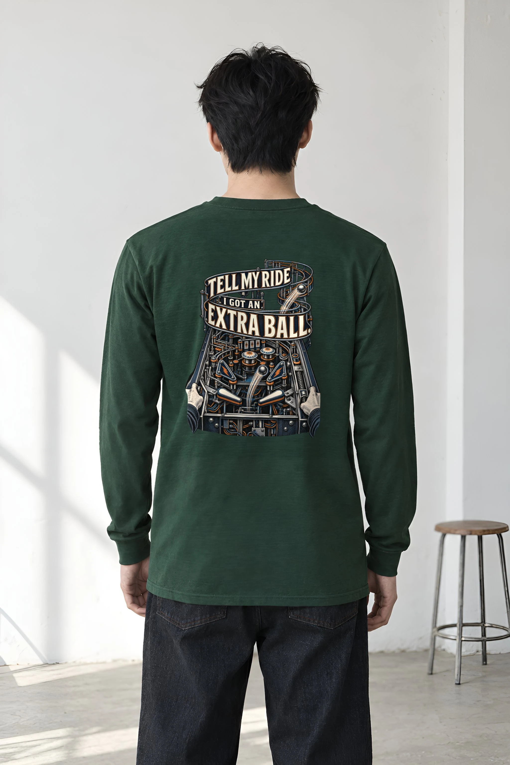 "Tell My Ride Extra Ball" Unisex Longsleeve T-shirt