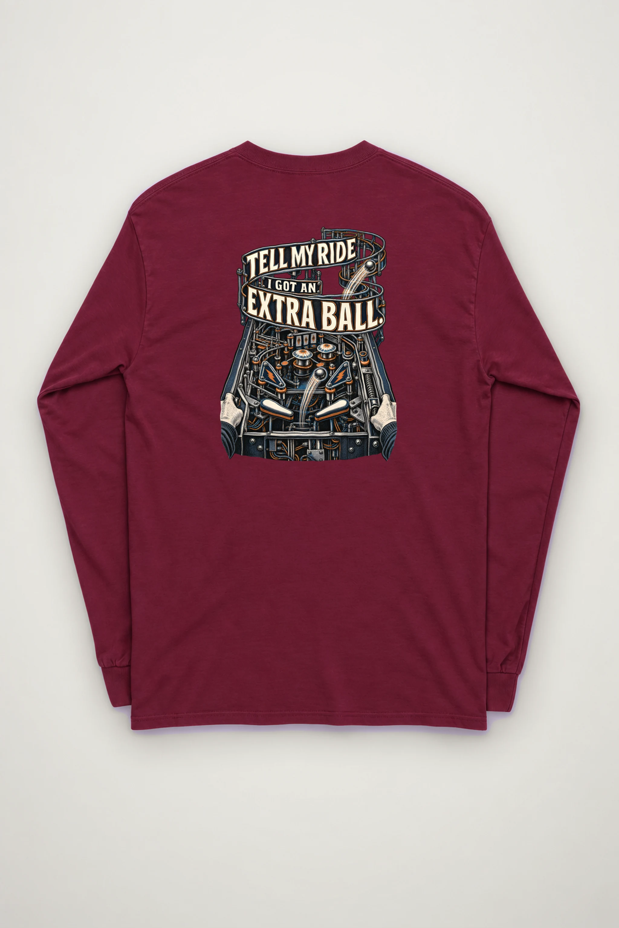 "Tell My Ride Extra Ball" Unisex Longsleeve T-shirt