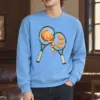 "Tennis Rackets and Mandarin Peel" Heavy Blend Unisex Crewneck Sweatshirt