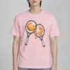 "Tennis Rackets And Mandarin Tee" Heavyweight Unisex Crewneck T-shirt