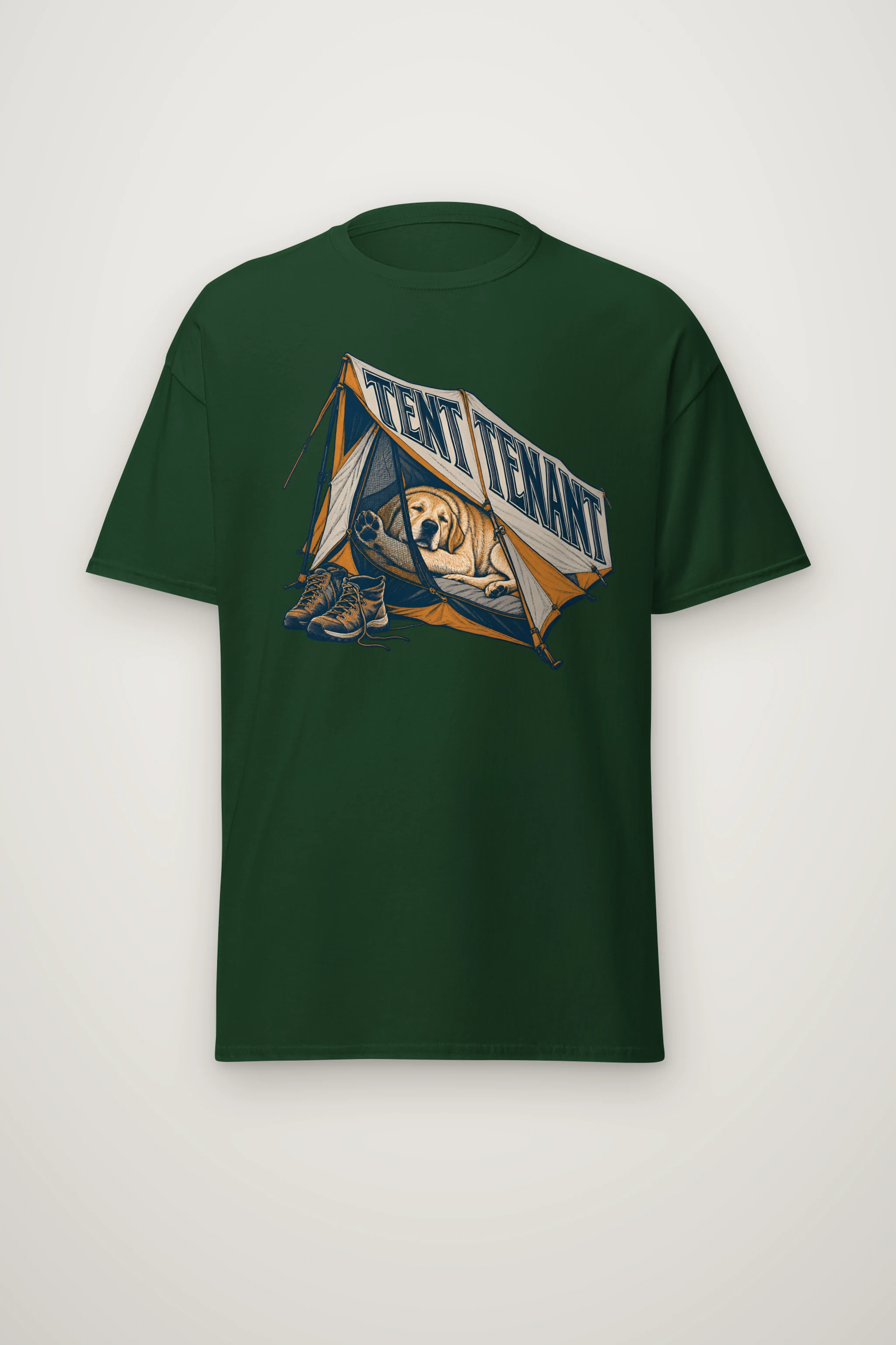 "Tent Tenant" Heavyweight Unisex Crewneck T-shirt