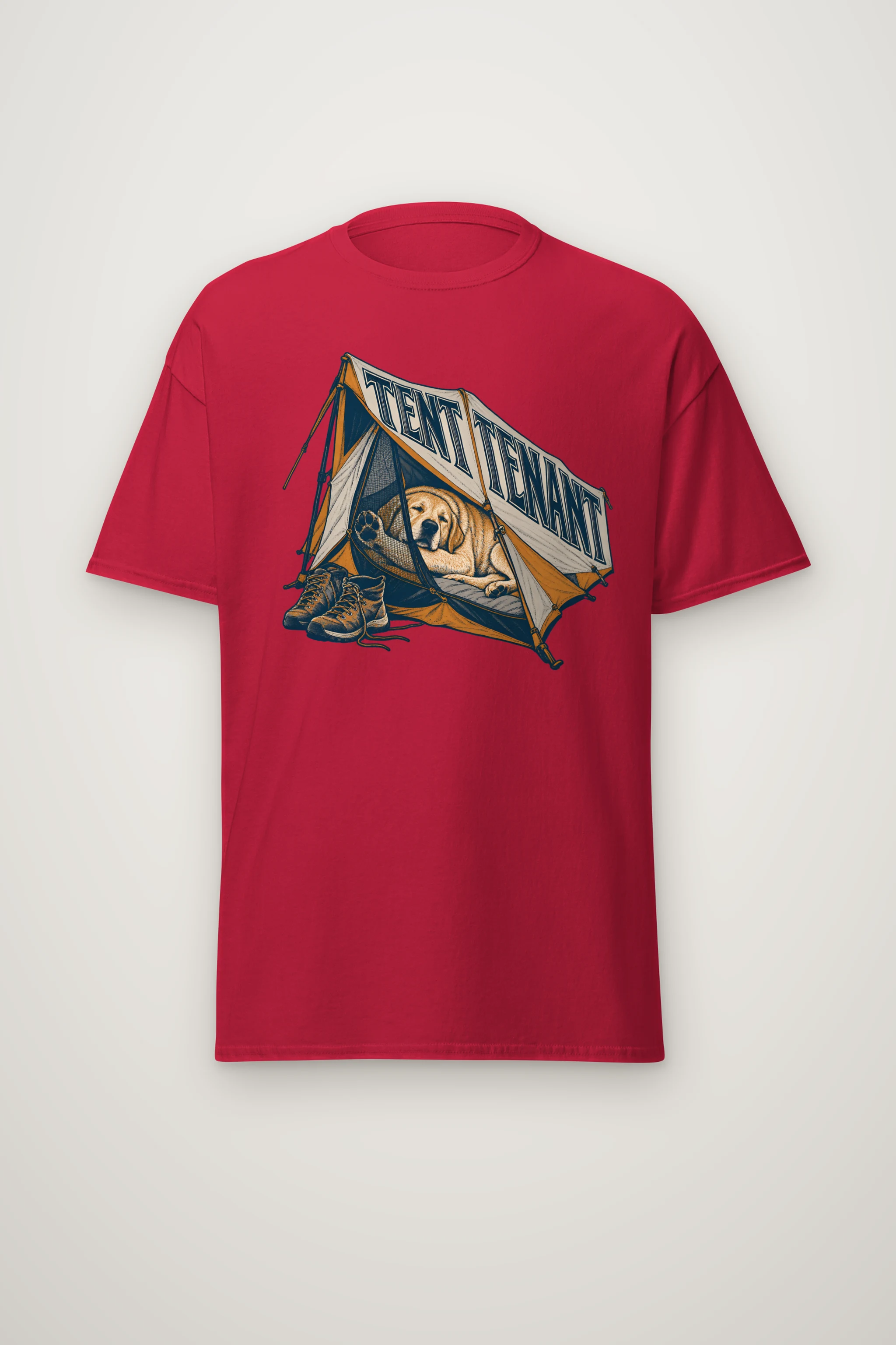 "Tent Tenant" Heavyweight Unisex Crewneck T-shirt