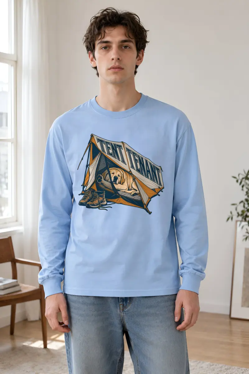 “Tent Tenant” Unisex Longsleeve T-shirt