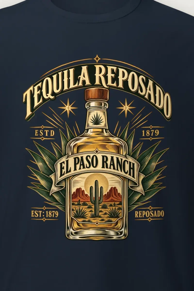 "Tequila Reposado Ranch" Heavyweight Unisex Crewneck T-shirt