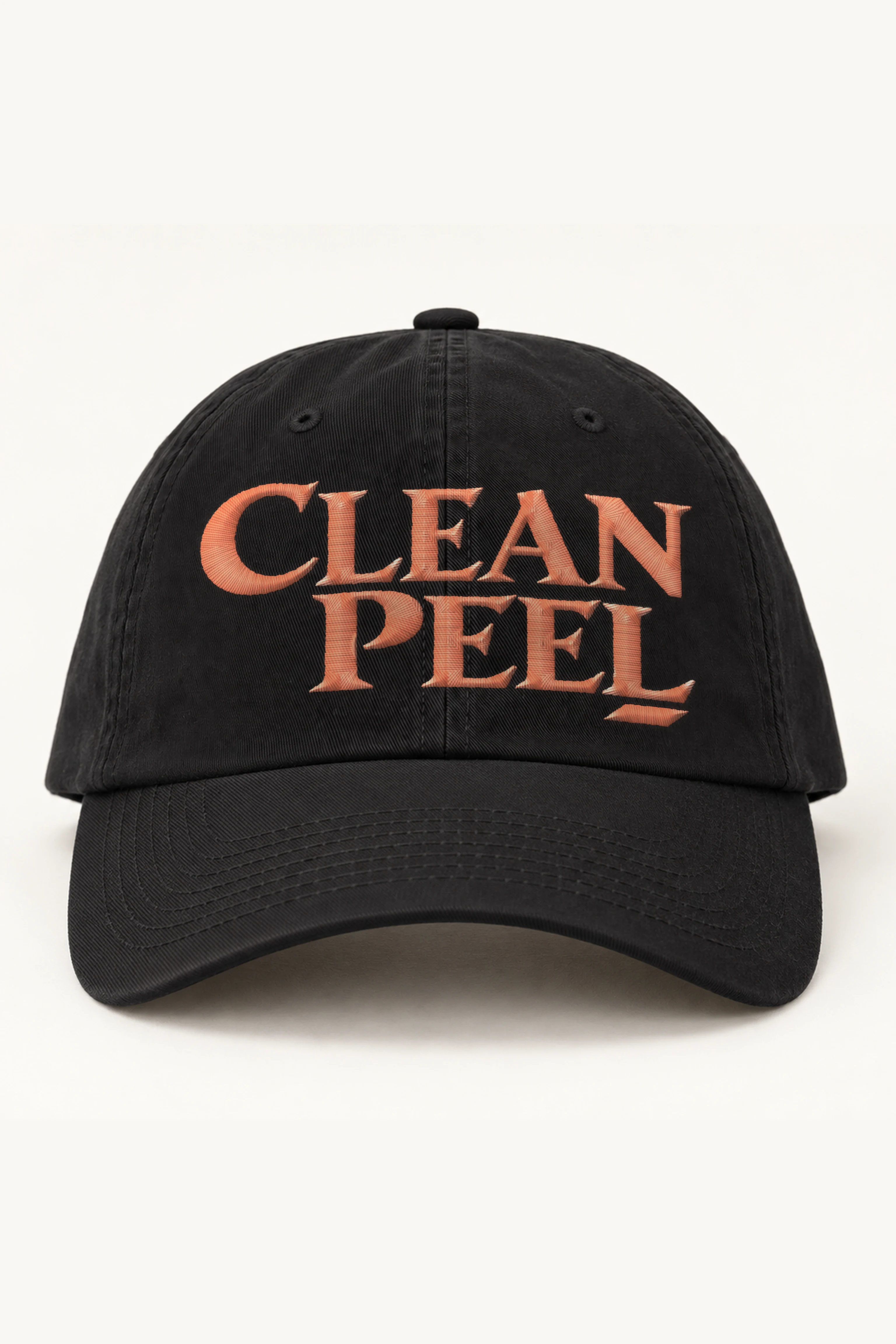"Terracotta Serif Double Wordmark" Classic Dad Hat · Embroidered