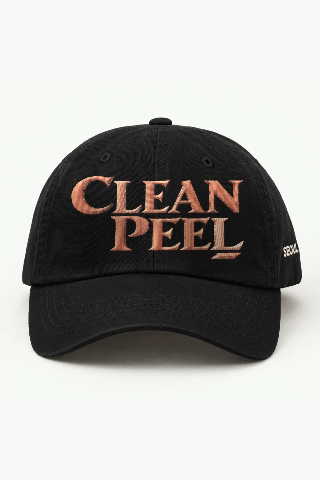 "Terracotta Serif Double Wordmark" Classic Dad Hat · Embroidered