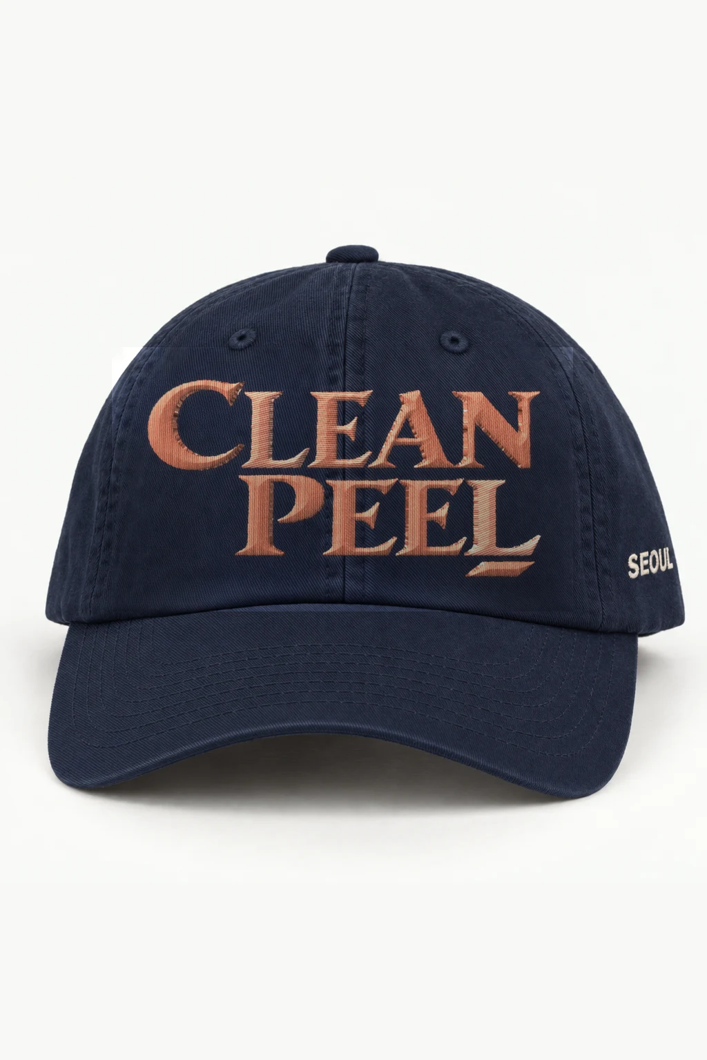 "Terracotta Serif Double Wordmark" Classic Dad Hat · Embroidered