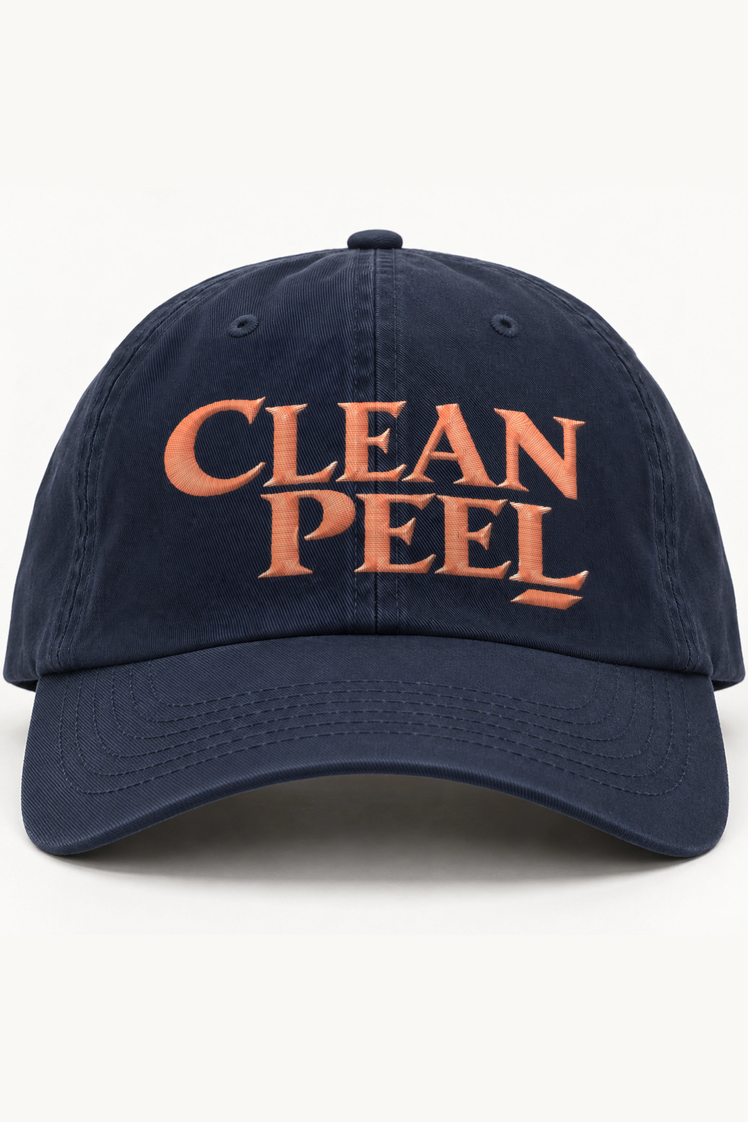 "Terracotta Serif Double Wordmark" Classic Dad Hat · Embroidered