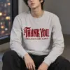 "Thank You. Compliments Land Slowly." Unisex Longsleeve T-shirt