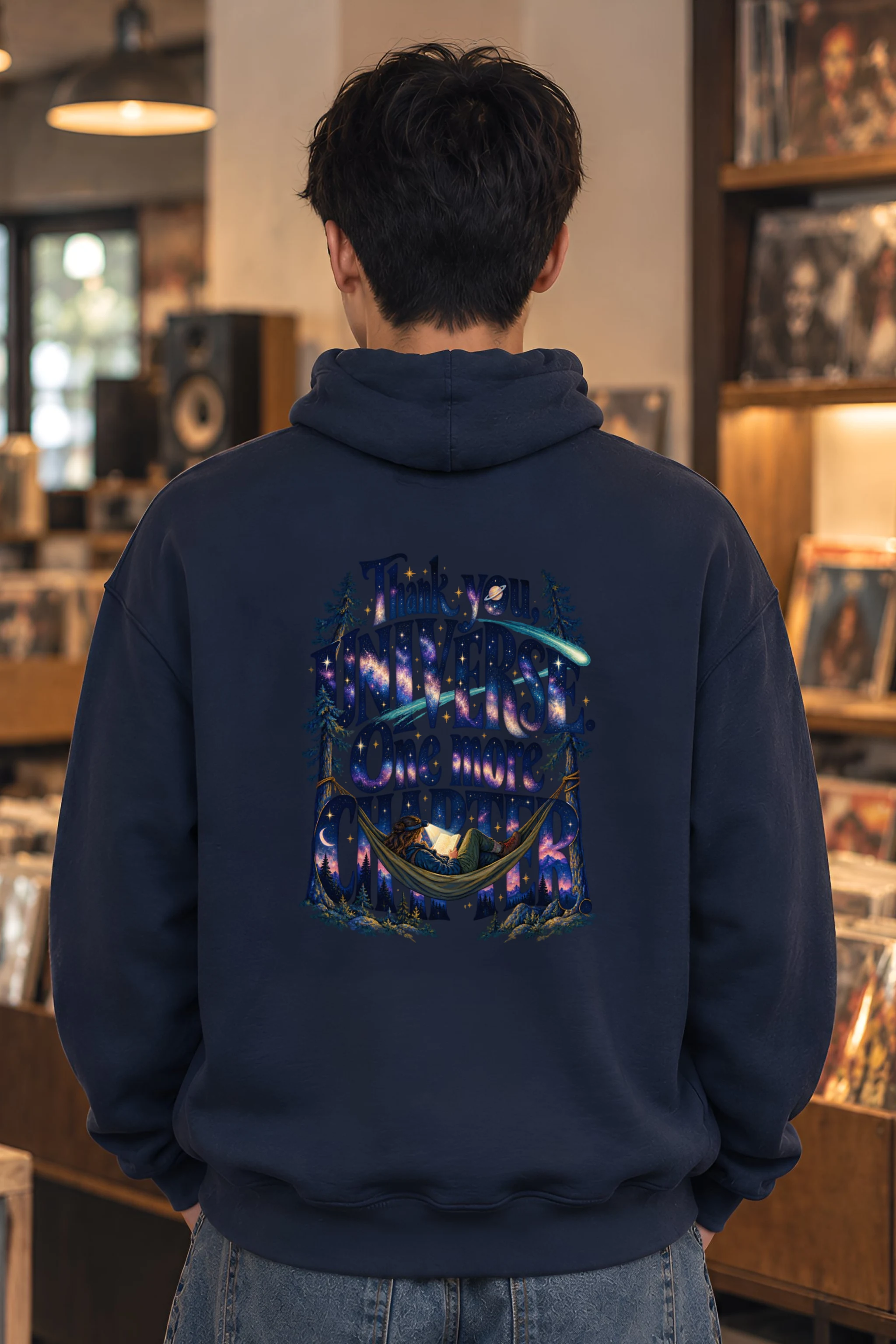 "Thank You Universe One More Chapter" Unisex Pullover Hoodie