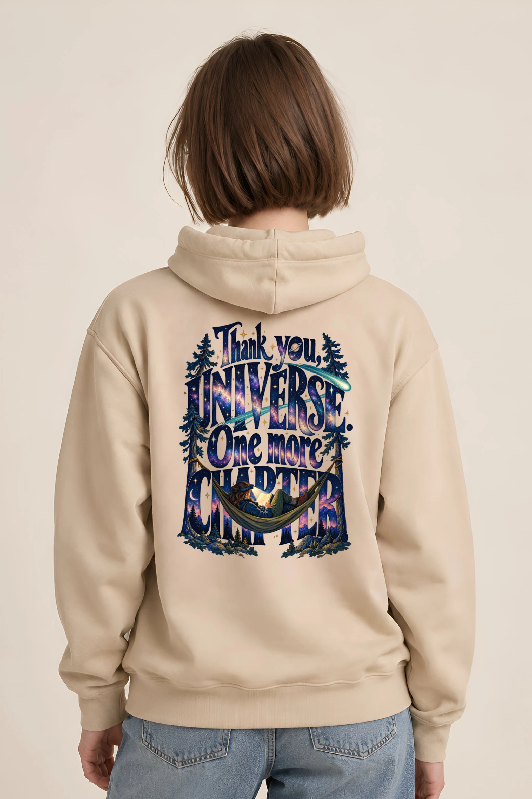 "Thank You Universe One More Chapter" Unisex Pullover Hoodie