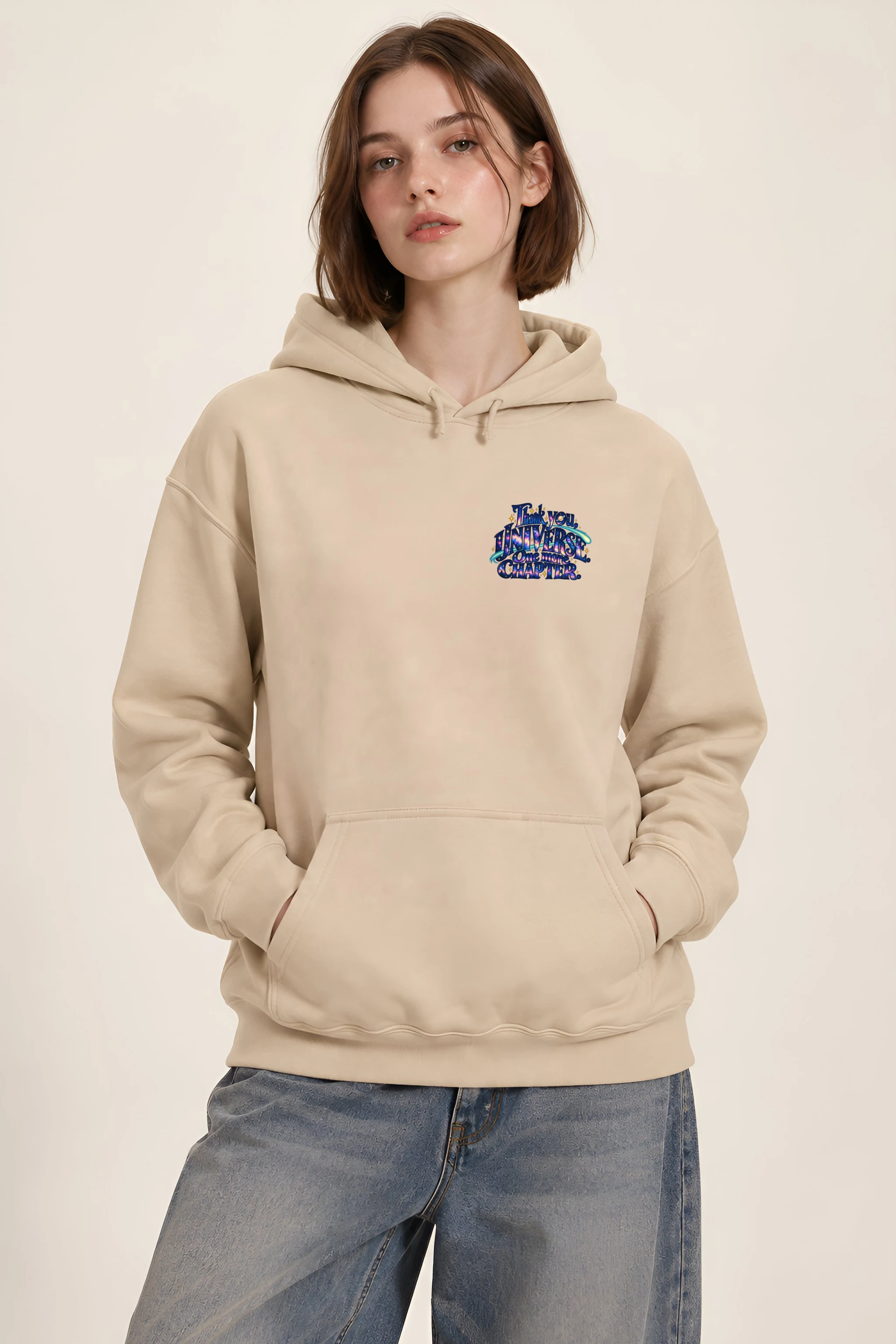 "Thank You Universe One More Chapter" Unisex Pullover Hoodie