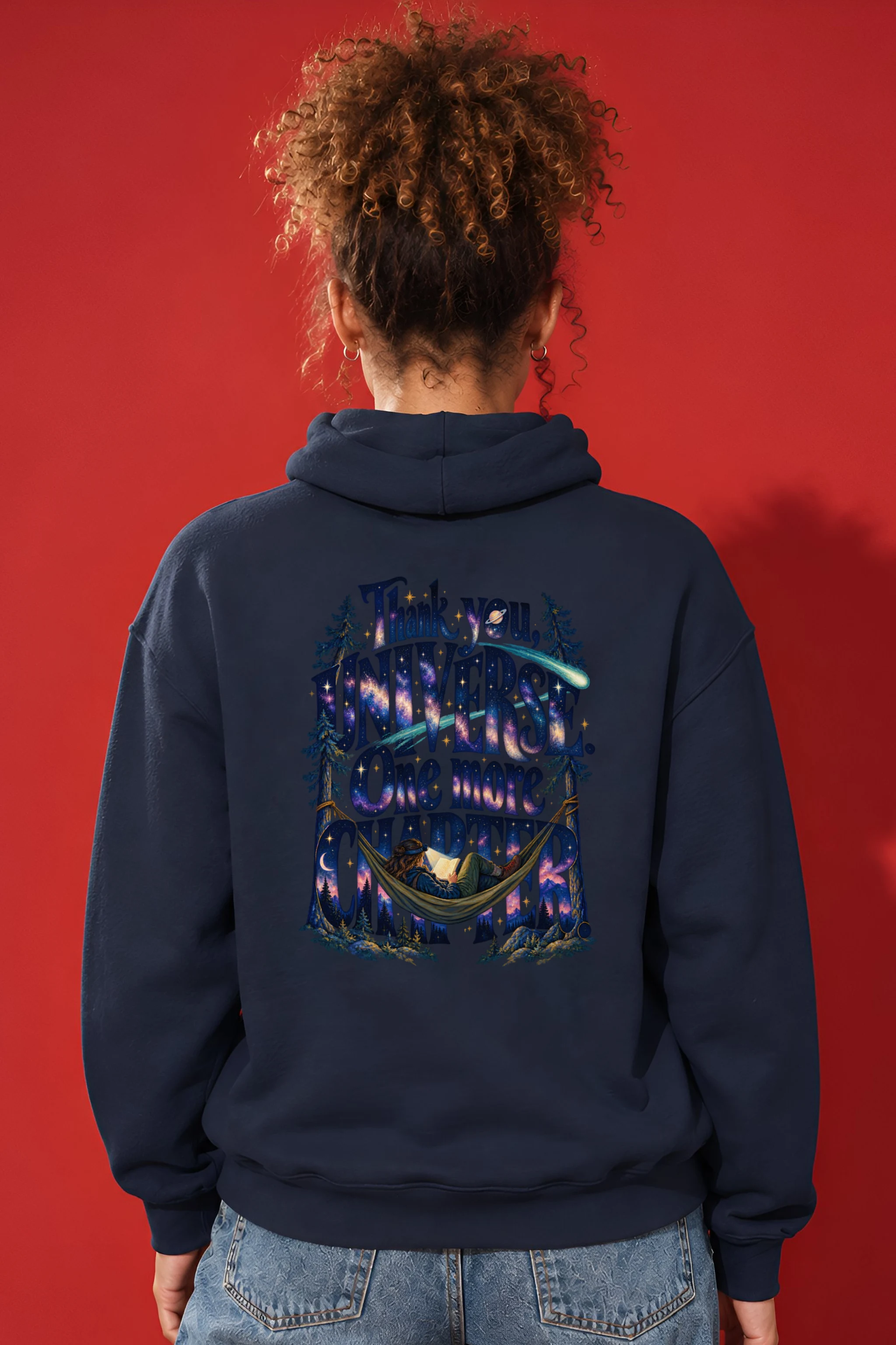 "Thank You Universe One More Chapter" Unisex Pullover Hoodie