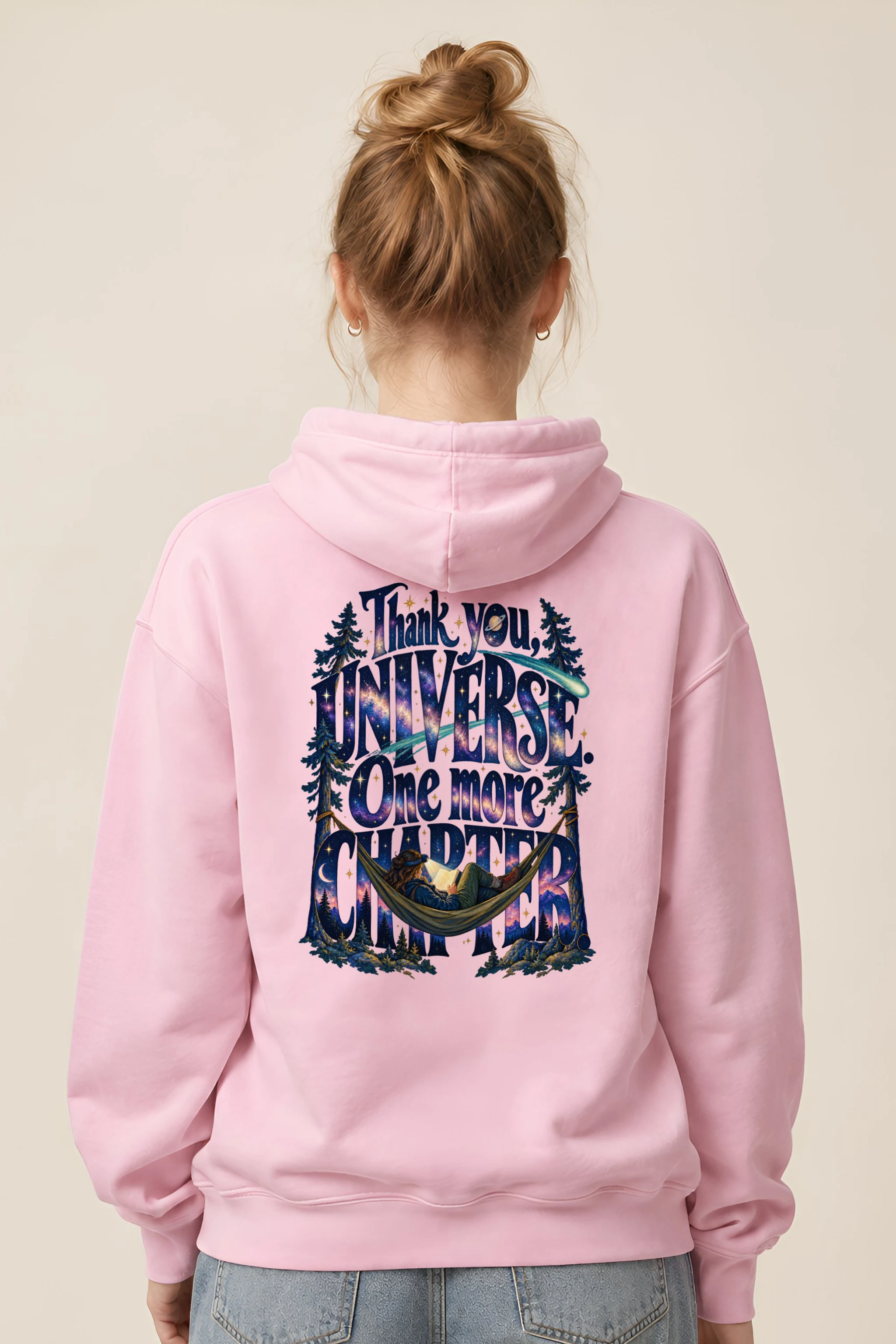 "Thank You Universe One More Chapter" Unisex Pullover Hoodie