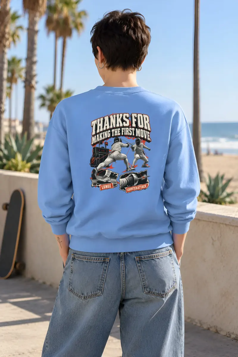 "Thanks for Making the First Move" Heavy Blend Unisex Crewneck Sweatshirt