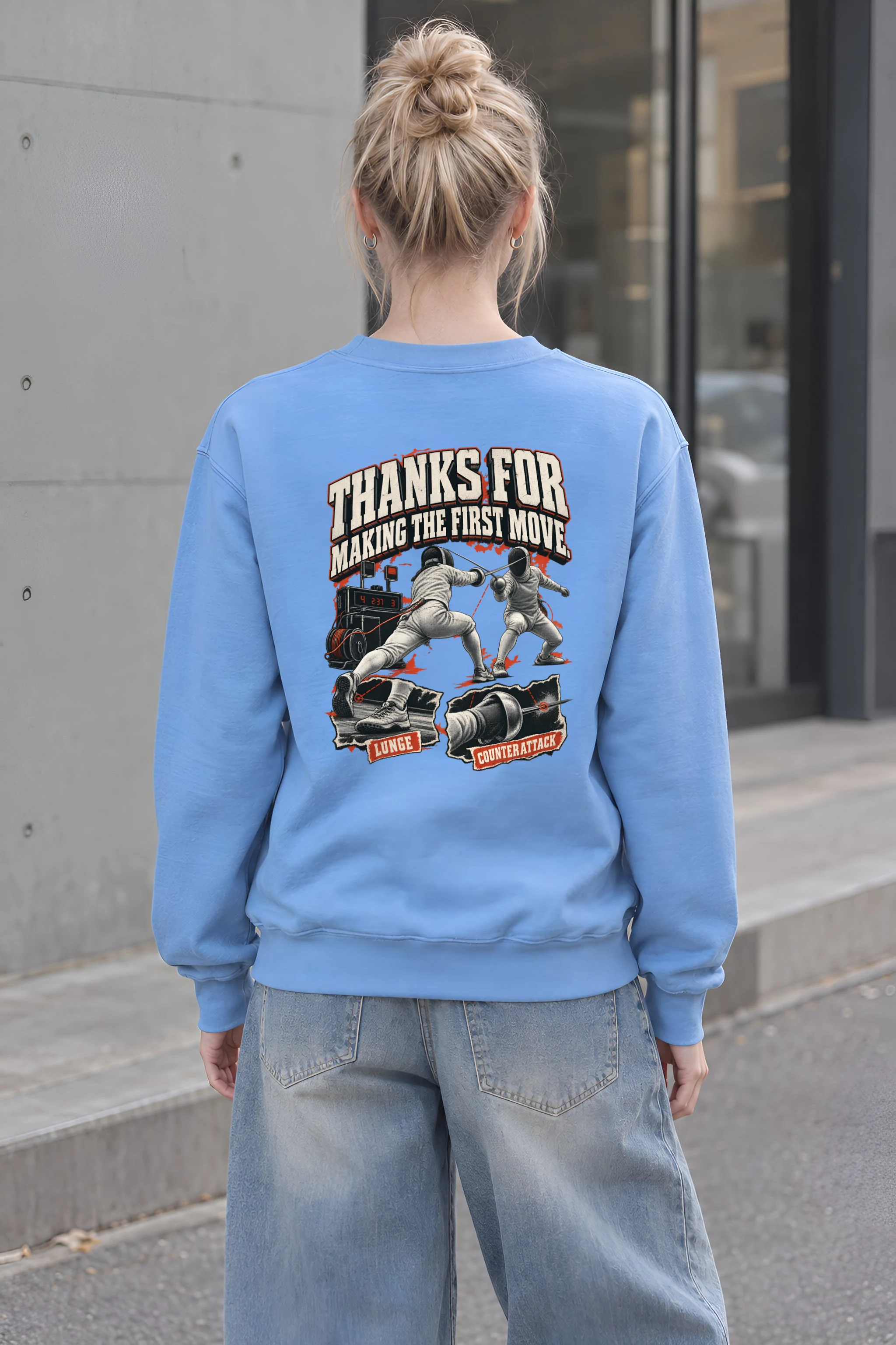 "Thanks for Making the First Move" Heavy Blend Unisex Crewneck Sweatshirt