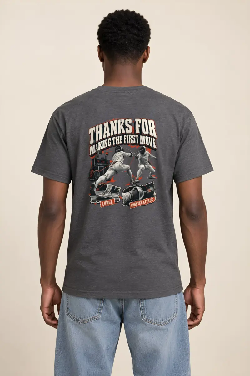“Thanks For Making The First Move” Heavyweight Unisex Crewneck T-shirt
