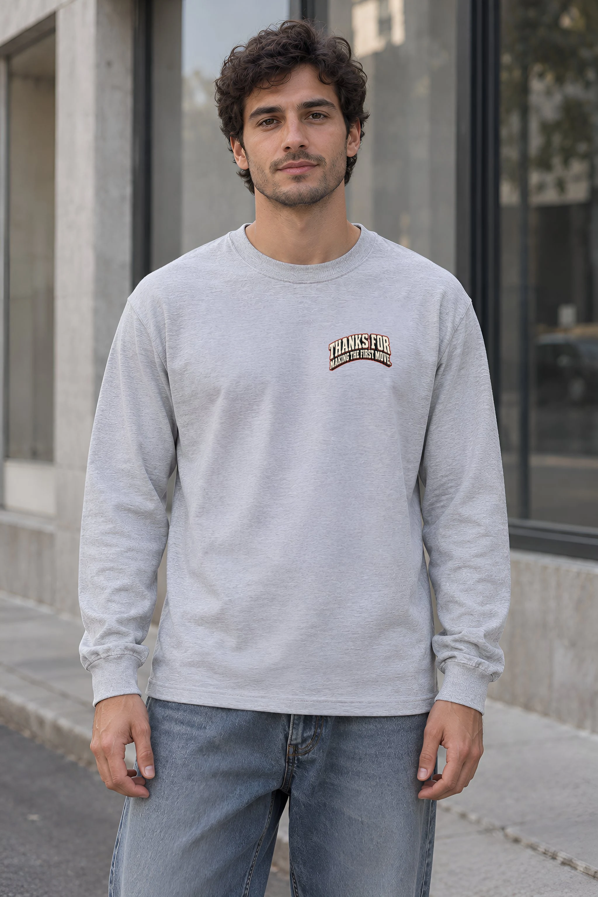 "Thanks for Making the First Move" Unisex Longsleeve T-shirt