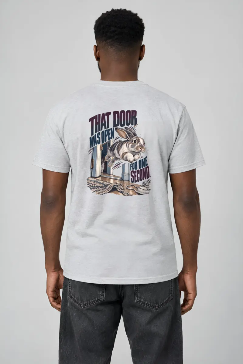 “That Door Was Open” Heavyweight Unisex Crewneck T-shirt