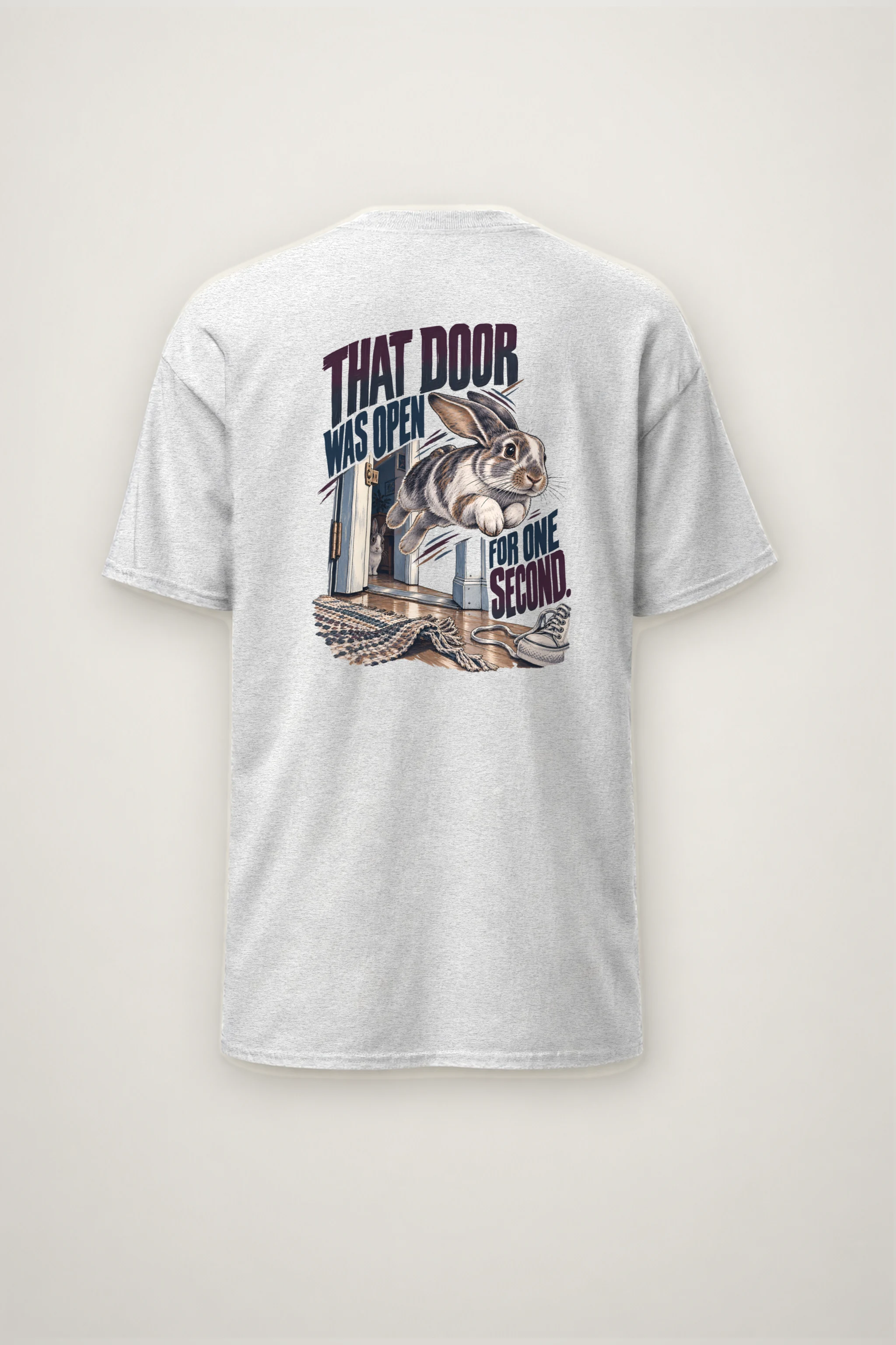 "That Door Was Open" Heavyweight Unisex Crewneck T-shirt