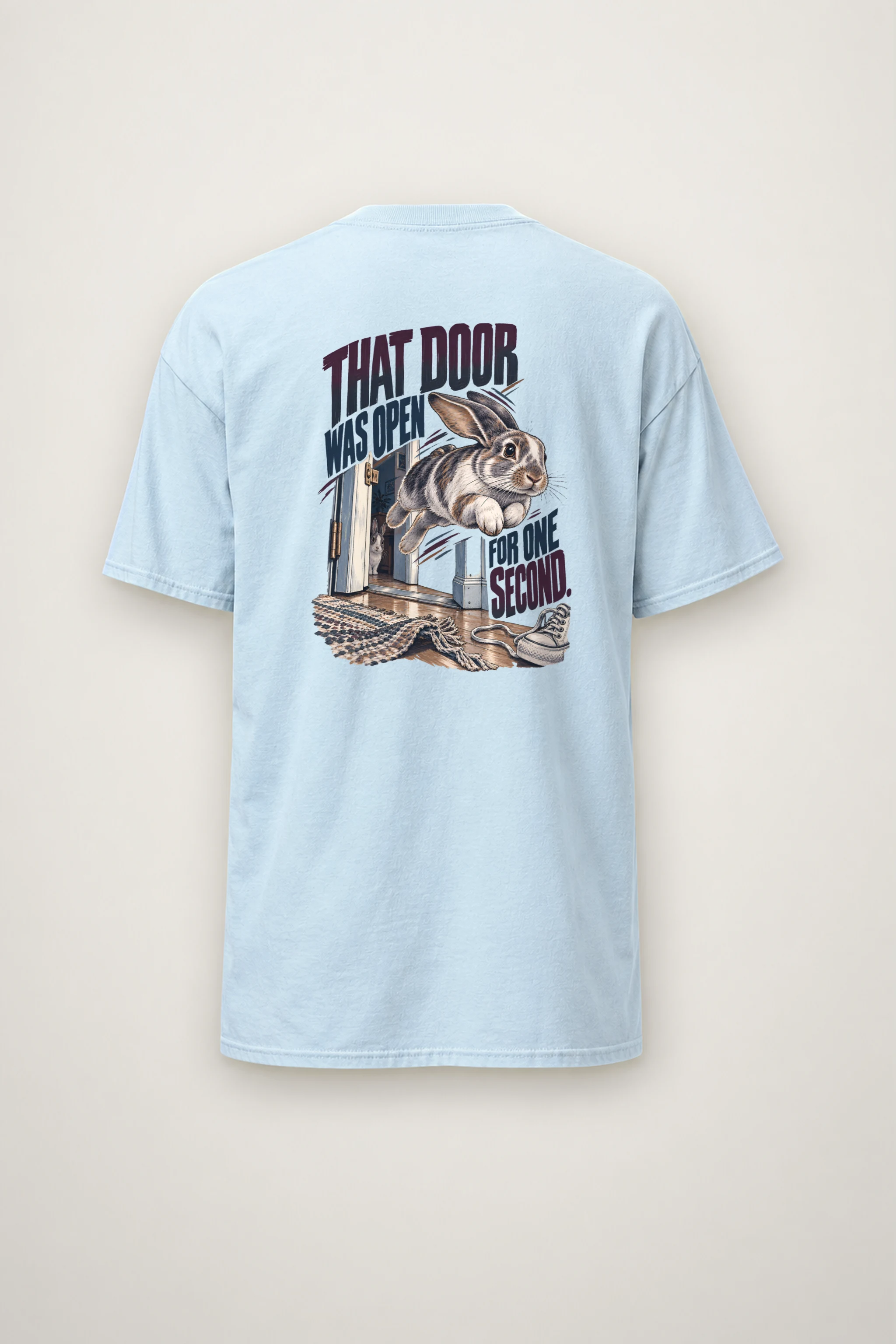 "That Door Was Open" Heavyweight Unisex Crewneck T-shirt