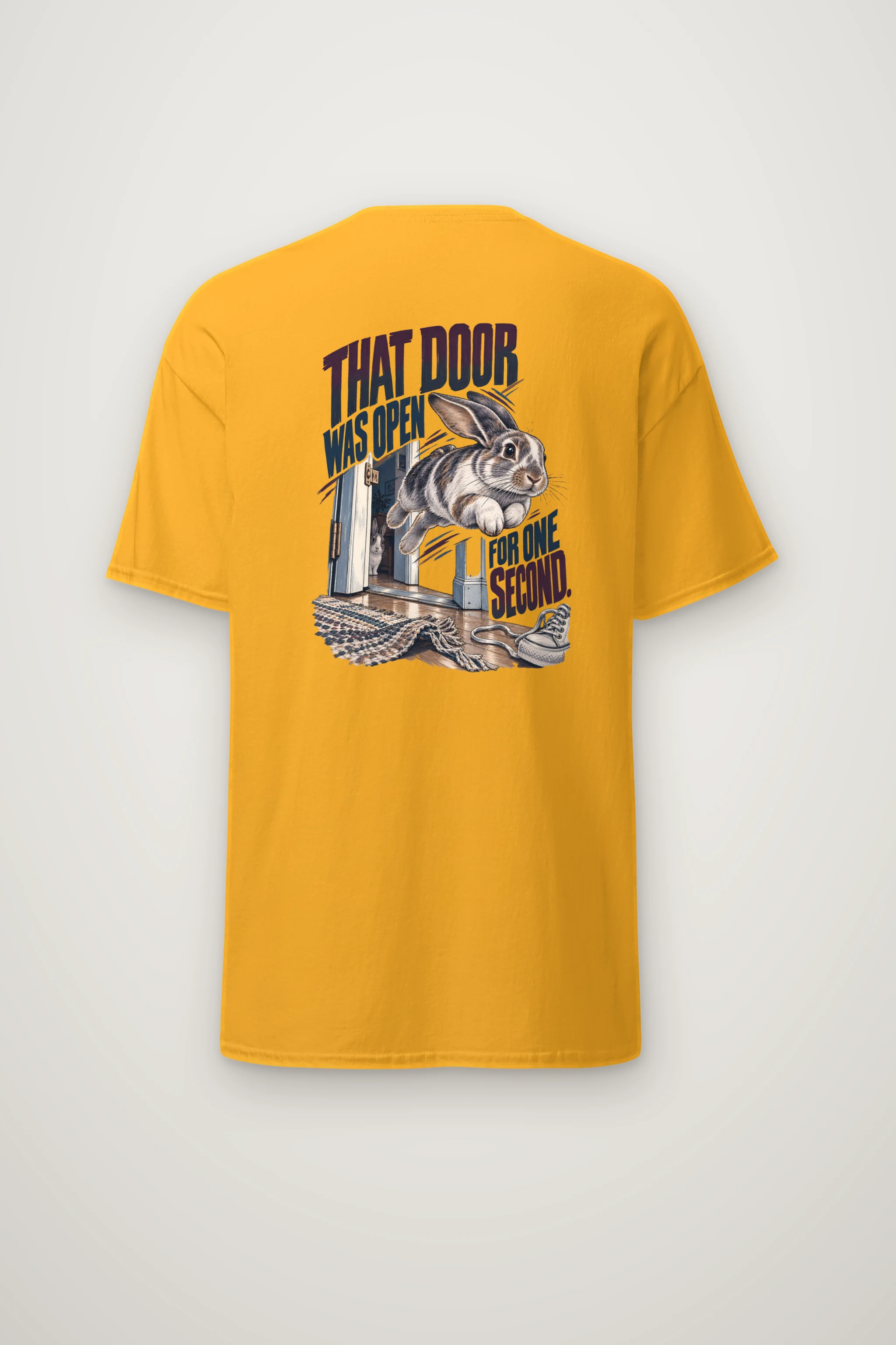 "That Door Was Open" Heavyweight Unisex Crewneck T-shirt