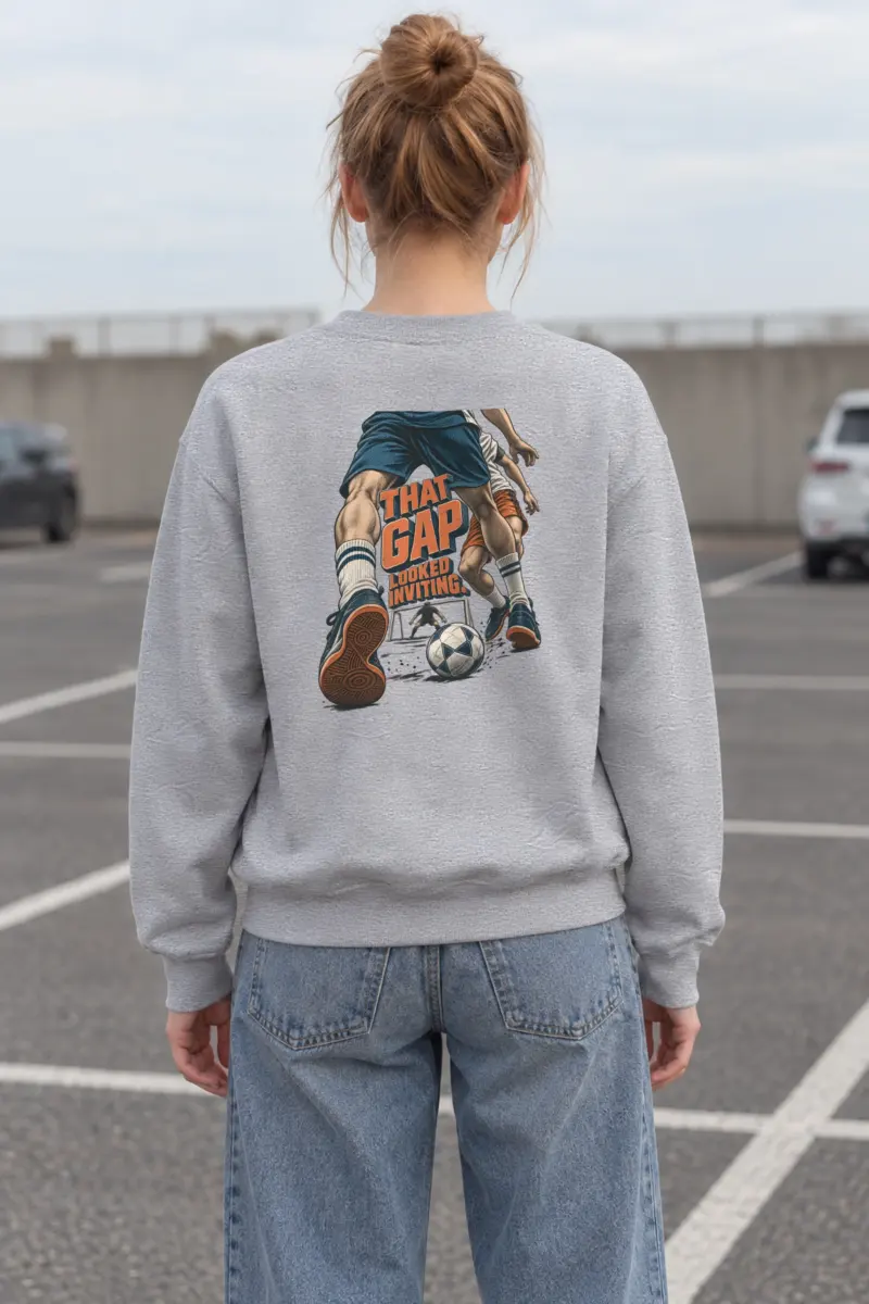 "That Gap Looked Inviting" Heavy Blend Unisex Crewneck Sweatshirt