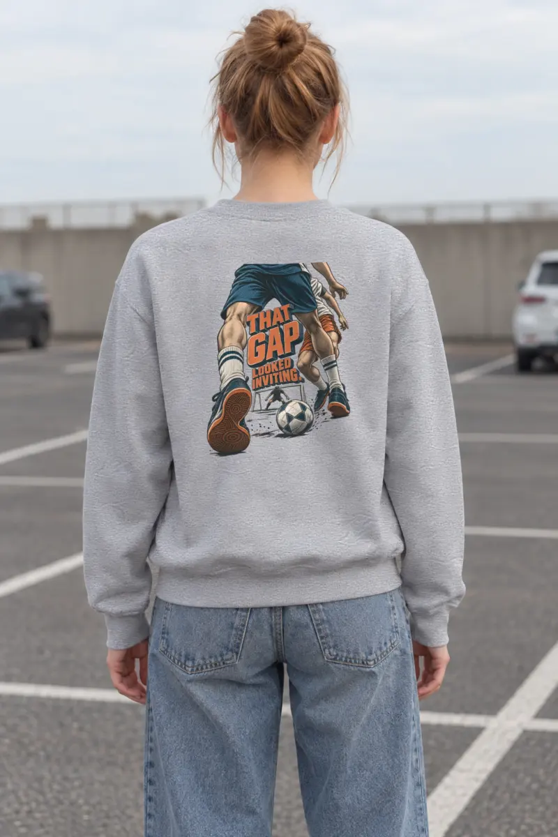 "That Gap Looked Inviting" Heavy Blend Unisex Crewneck Sweatshirt