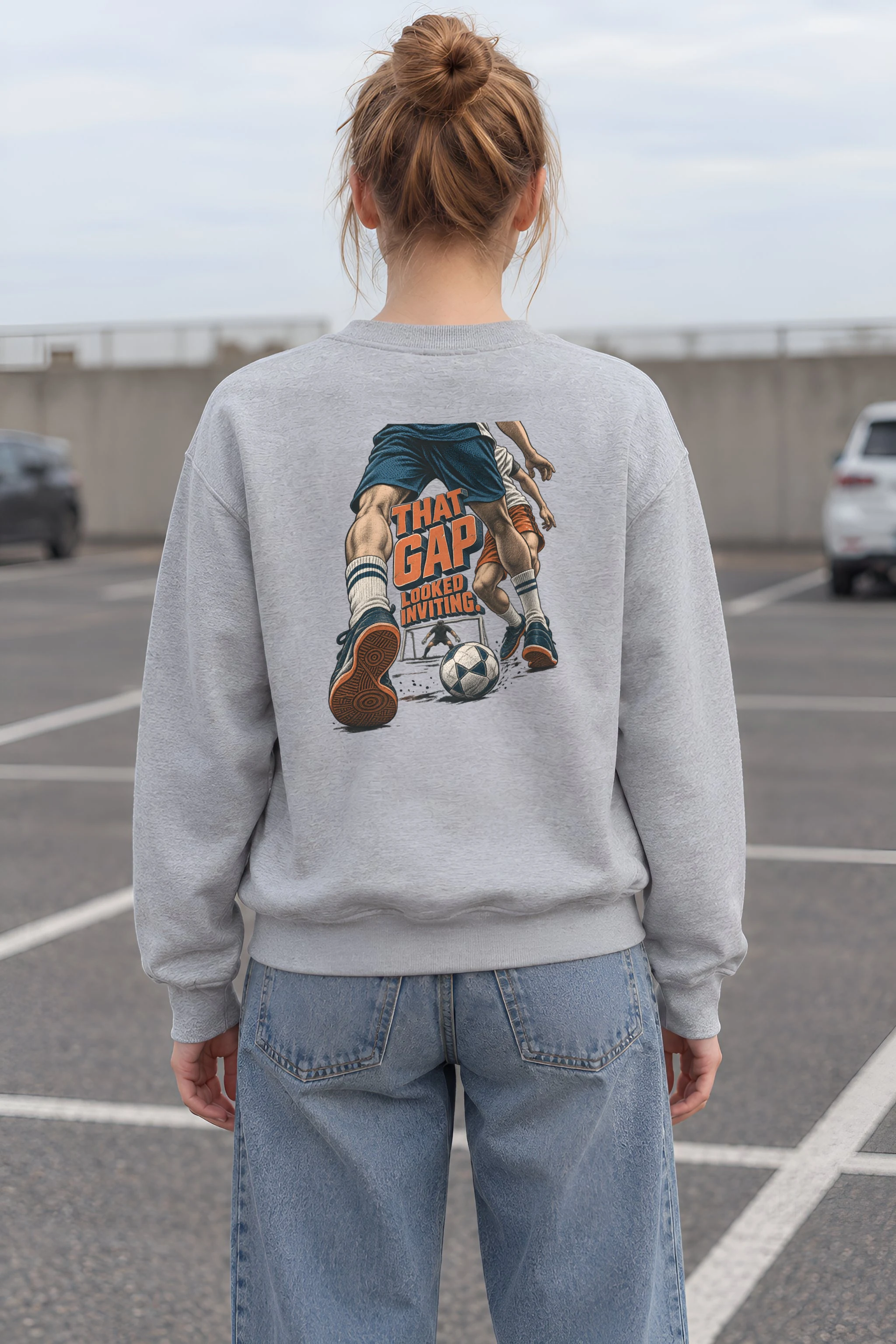 "That Gap Looked Inviting" Heavy Blend Unisex Crewneck Sweatshirt