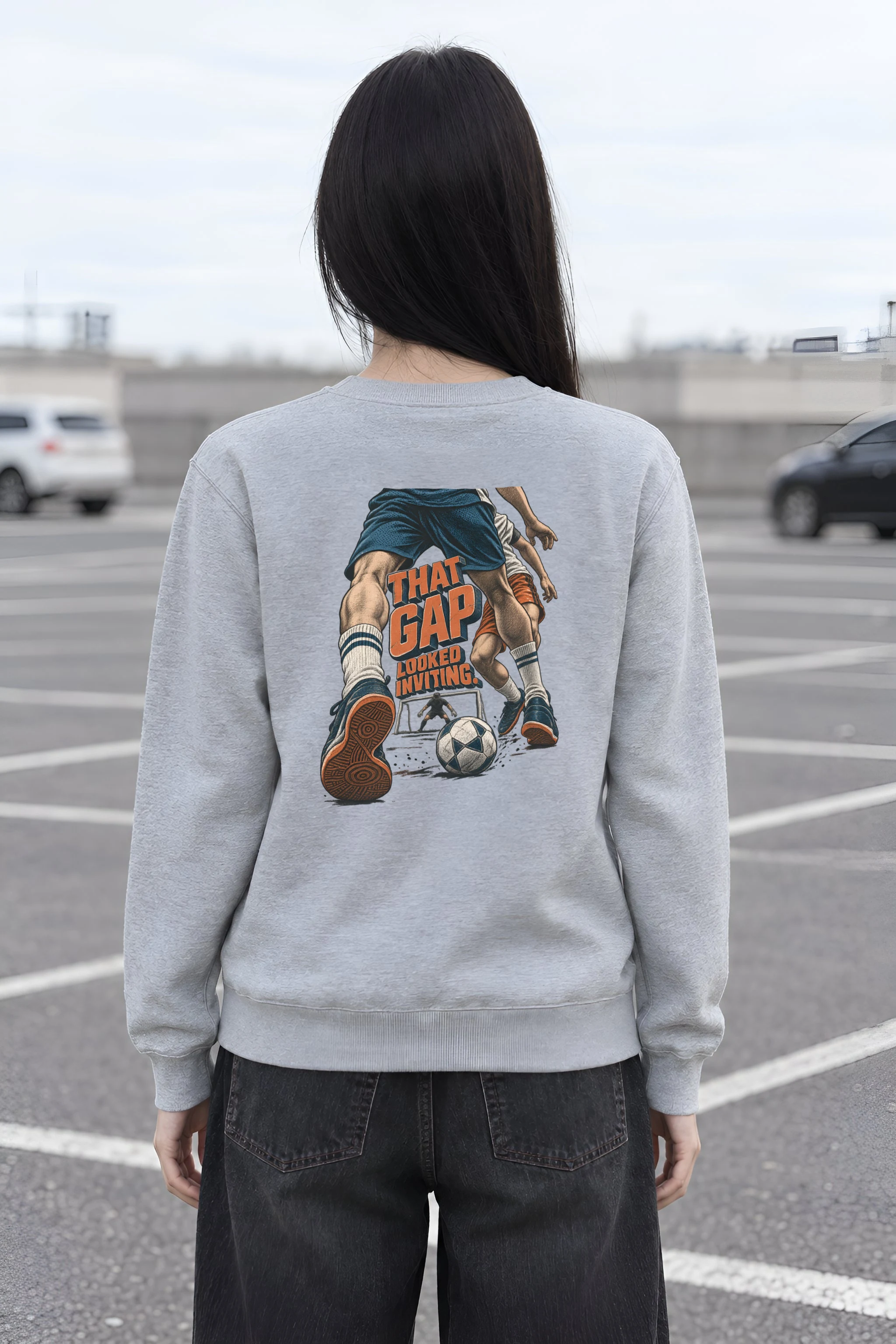 "That Gap Looked Inviting" Heavy Blend Unisex Crewneck Sweatshirt