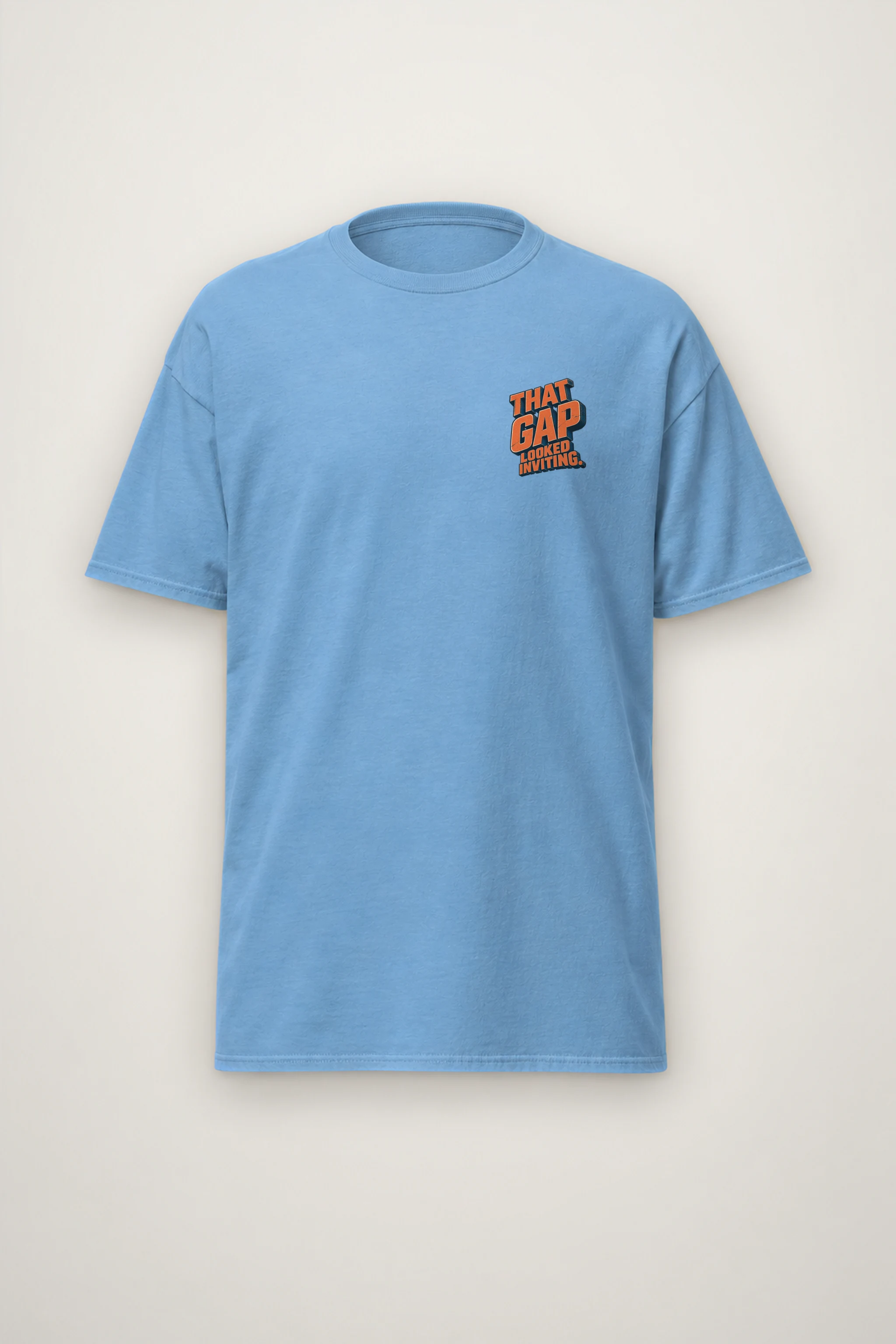 "That Gap Looked Inviting" Heavyweight Unisex Crewneck T-shirt