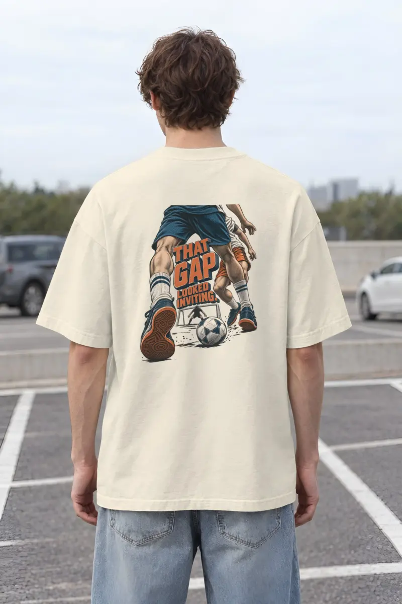 "That Gap Looked Inviting" Unisex Oversized Heavyweight Crewneck T-Shirt