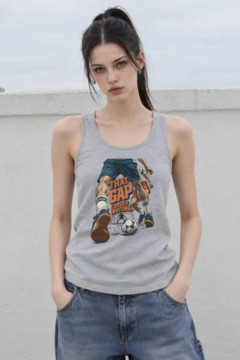 “That Gap Looked Inviting” Unisex Jersey Tank