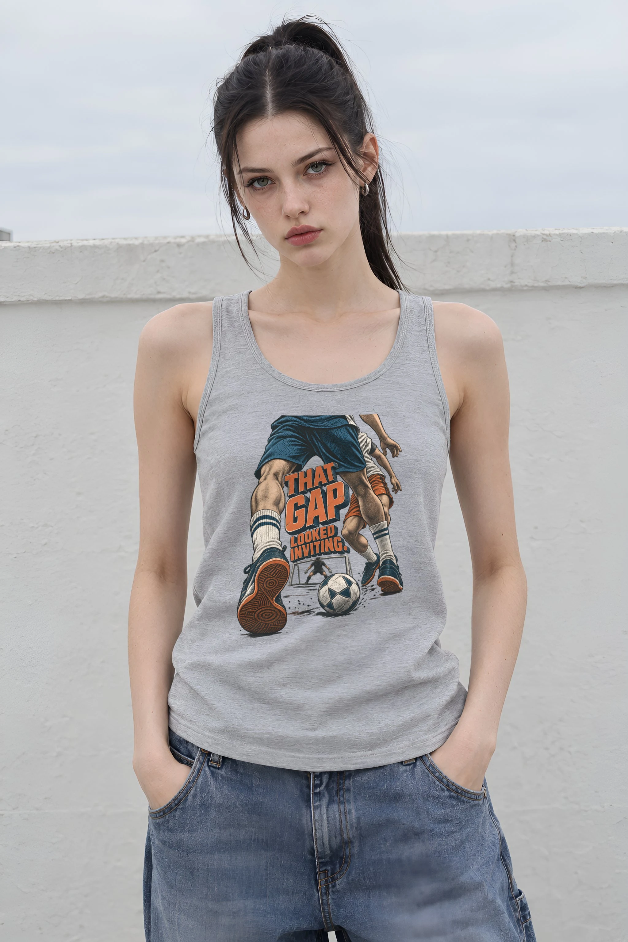 "That Gap Looked Inviting" Unisex Jersey Tank