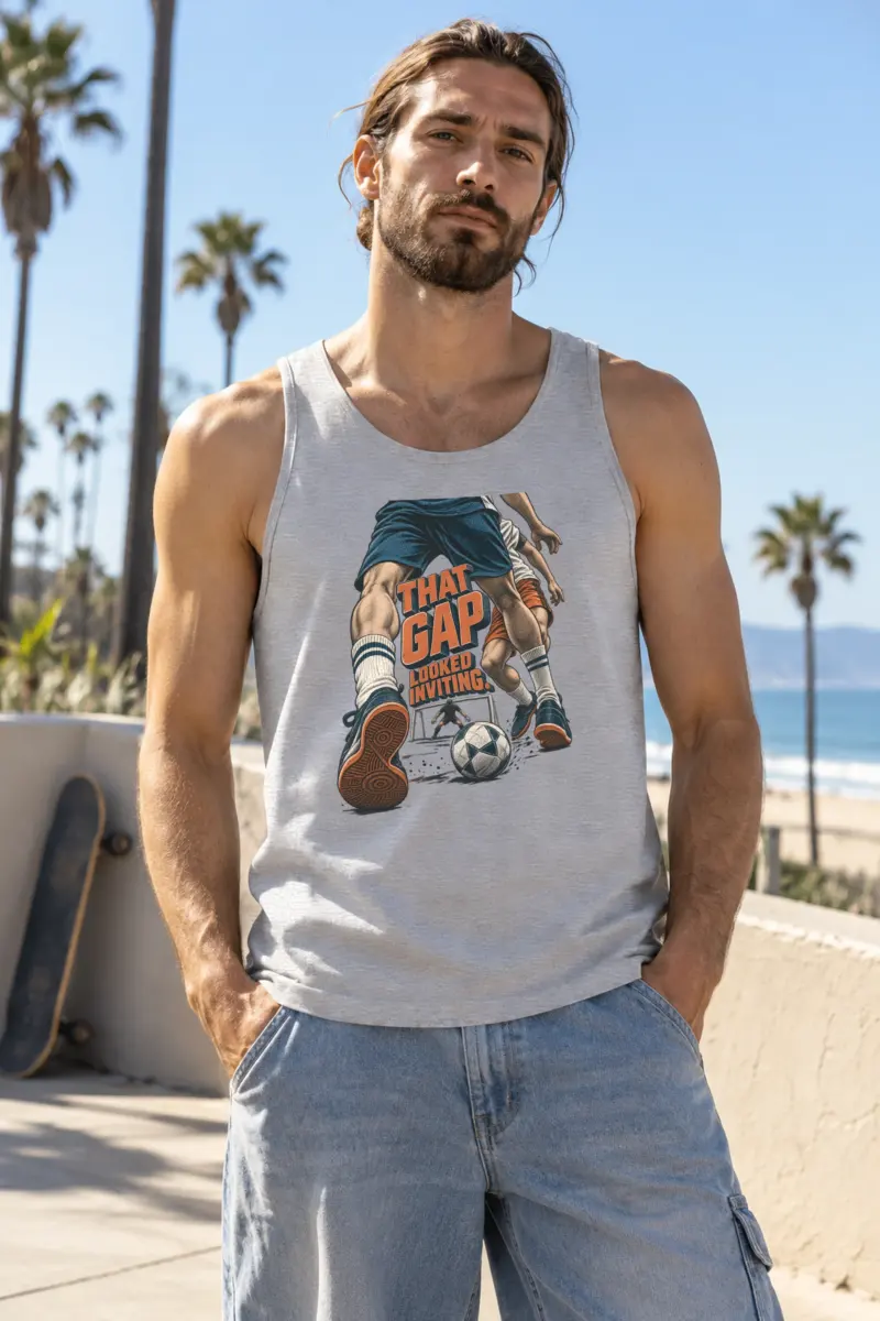 "That Gap Looked Inviting" Unisex Jersey Tank