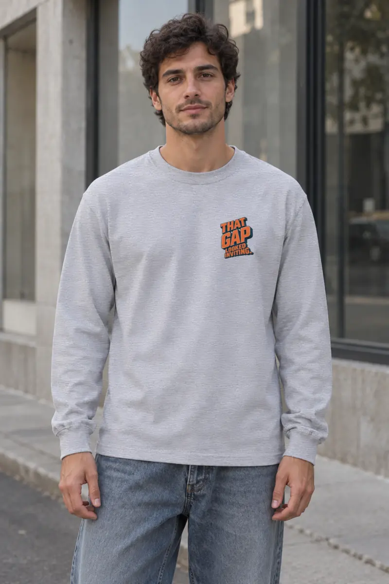 "That Gap Looked Inviting" Unisex Longsleeve T-shirt