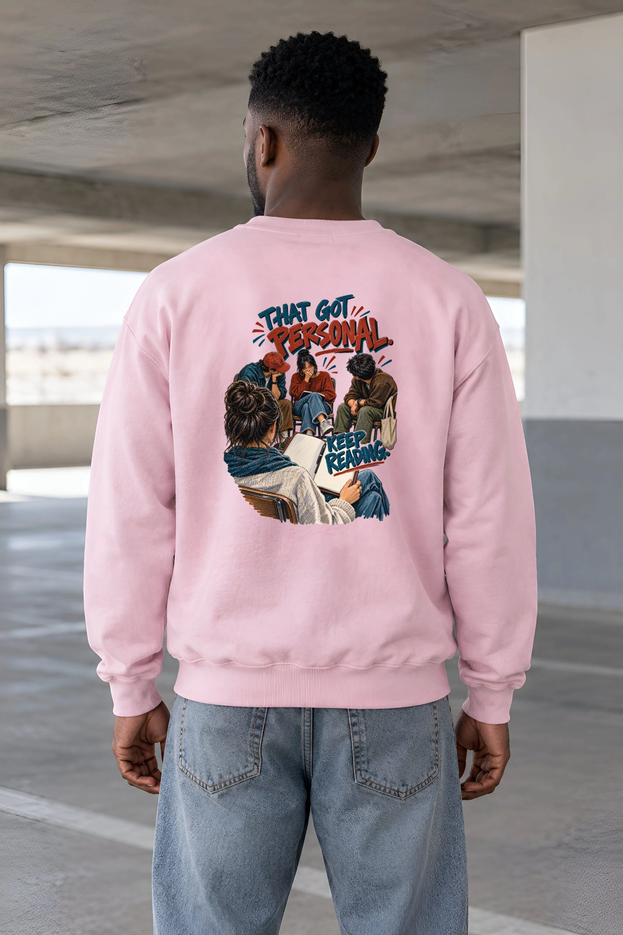 "That Got Personal Keep Reading" Heavy Blend Unisex Crewneck Sweatshirt